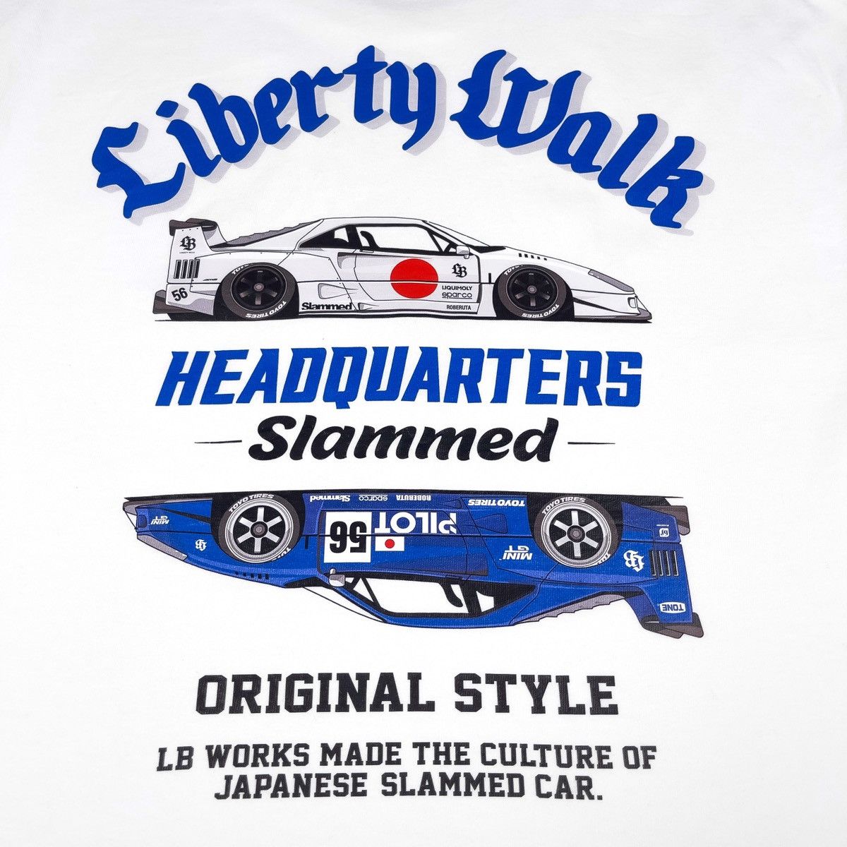 Japanese Brand Liberty Walk Headquarters Slammed F40 Graphic T-Shirt Size US XXL / EU 58 / 5 - 5 Thumbnail