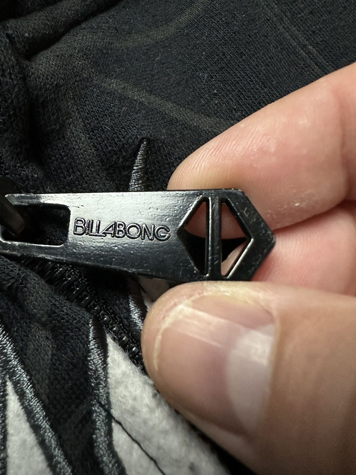 Vintage Billabong Zip Hoodie Embroidery Big Logo y2k SWAG