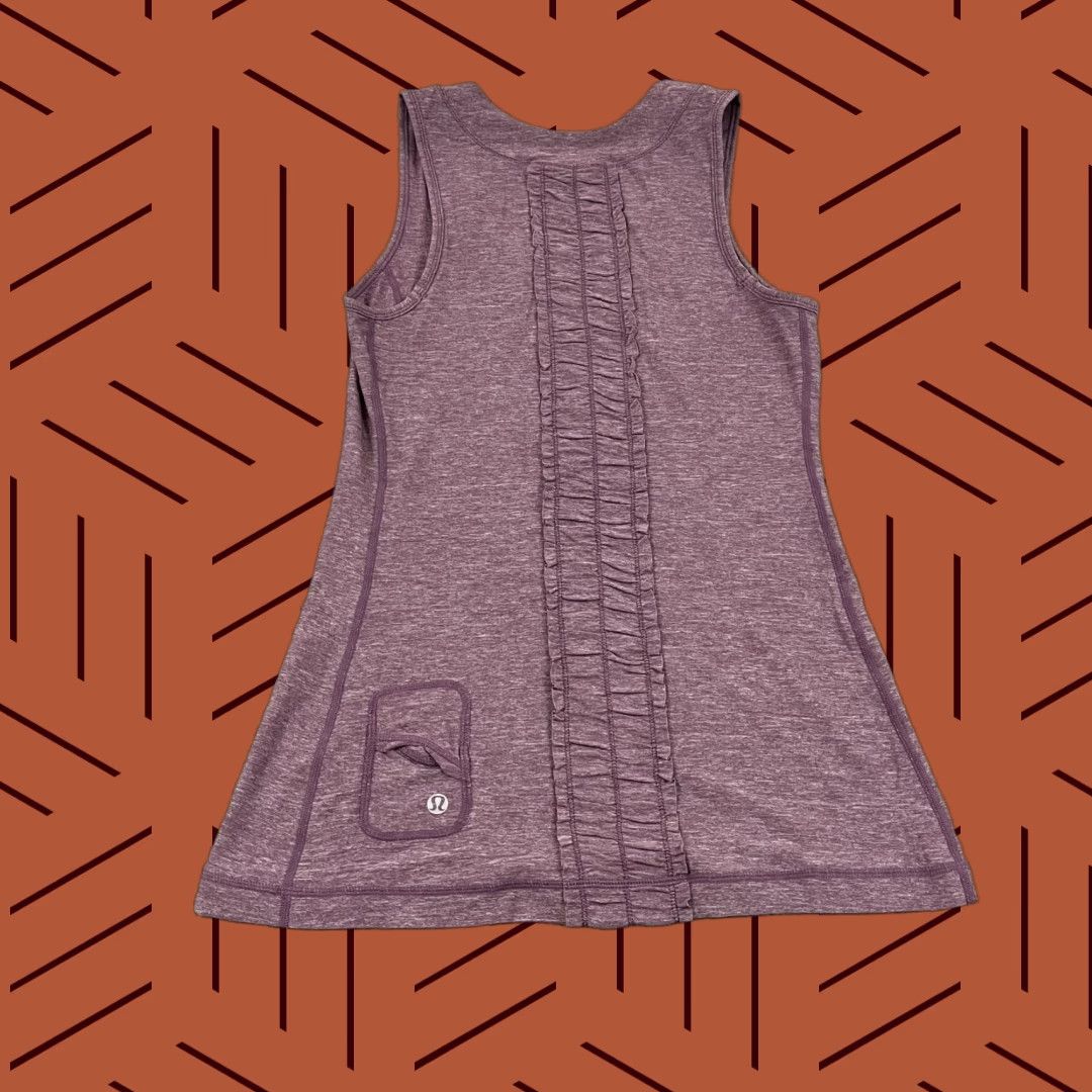 Lululemon LULULEMON Tank Size 6 Heather Purple Plum Gym Yoga Activewear Womens Size M / US 6-8 / IT 42-44 - 1 Thumbnail