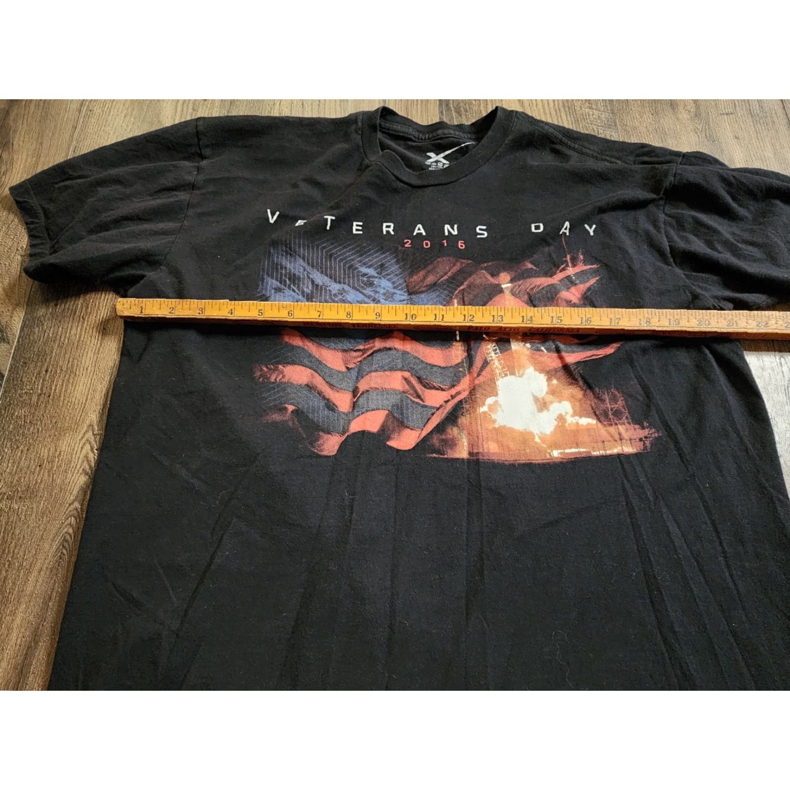 Doublet SpaceX T-Shirt Mens XL Black Double-Sided 2016 Space Vintage Theme Retro Veteran Day Military Shirt Size US XL / EU 56 / 4 - 4 Thumbnail