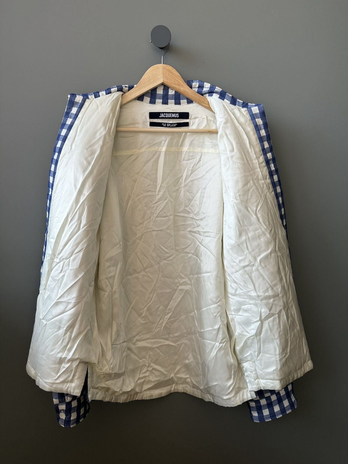 Jacquemus Jacquemus Navy & White La Chemise Boulanger Jacket Size 46 Size US S / EU 44-46 / 1 - 7 Thumbnail