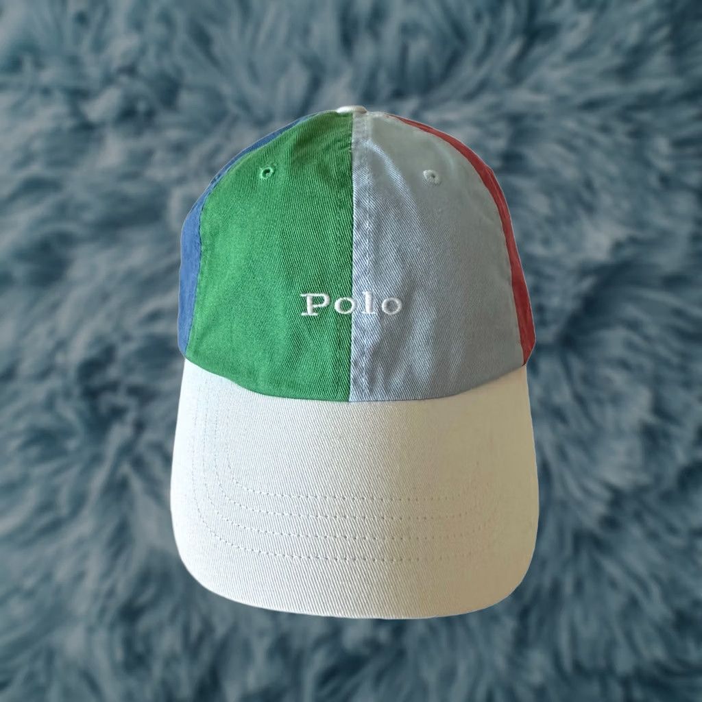 Polo Ralph Lauren Polo Ralph Lauren Hat Baseball Cap Multicolor Color Block One Size Adjustable Men NWT Size US M / EU 48-50 / 2 - 1 Thumbnail