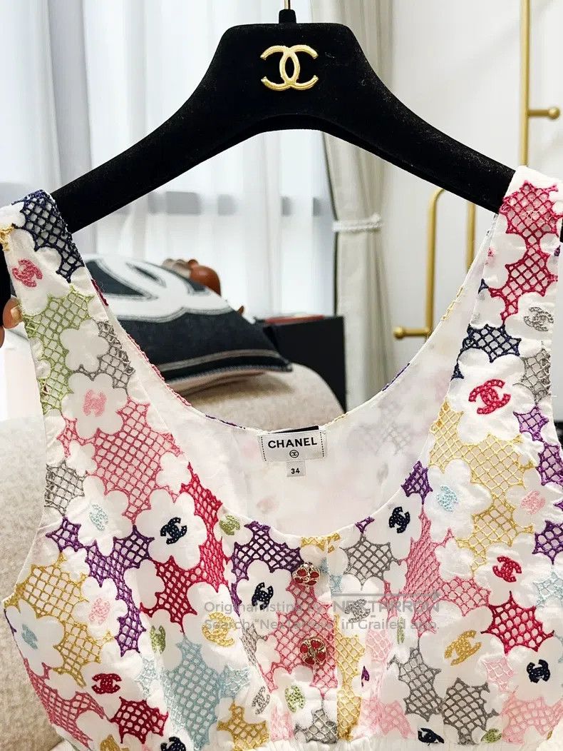 Chanel Chanel 24P Chanel Spring and Summer Series Flower Pearl wi Size XXS / US 00 / IT 34 - 5 Thumbnail