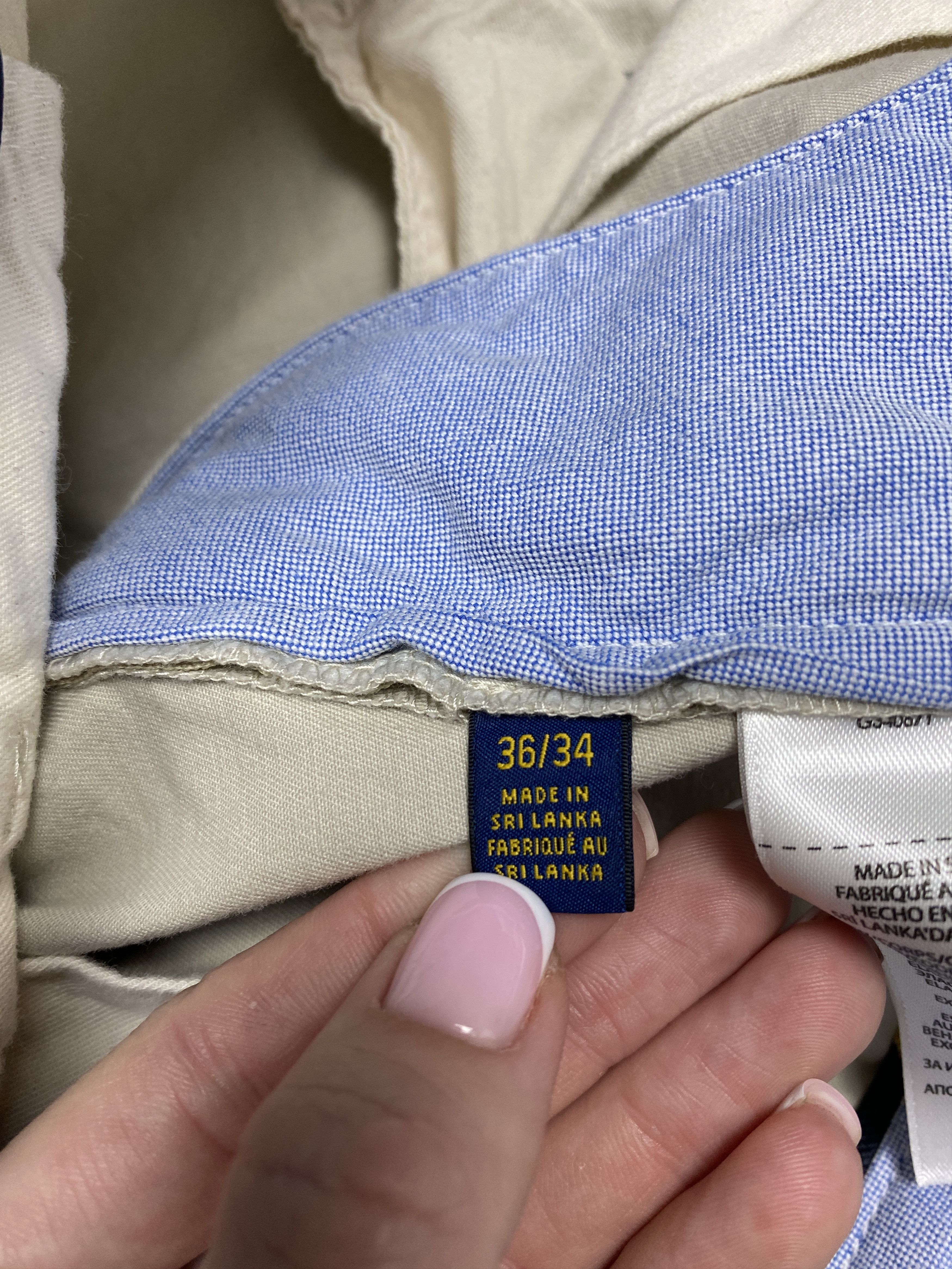 Polo Ralph Lauren × Ralph Lauren × Vintage Polo Ralph Lauren Mens Chino Pants Y2K Size US 36 / EU 52 - 7 Thumbnail