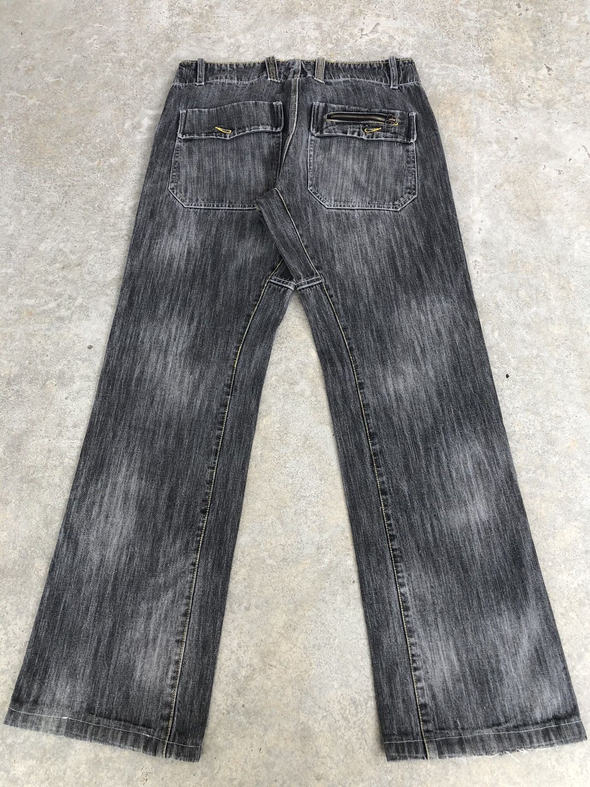 If Six Was Nine Dominate Handcrafted Flared Jeans Distressed Jeans Size US 33 - 2 Thumbnail