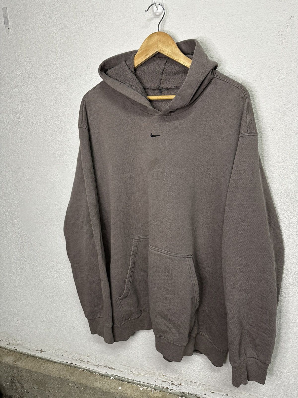 Nike 90’s Nike Center Swoosh Grey Hoodie Size US XXL / EU 58 / 5 - 1 Thumbnail