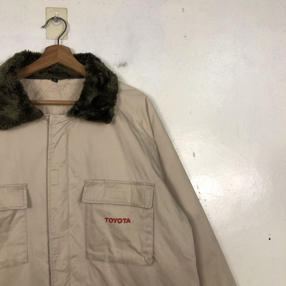 Japanese Brand 📌Vintage Work Jacket Racing Toyota Trd Multi Pocket Size US L / EU 52-54 / 3 - 8 Thumbnail