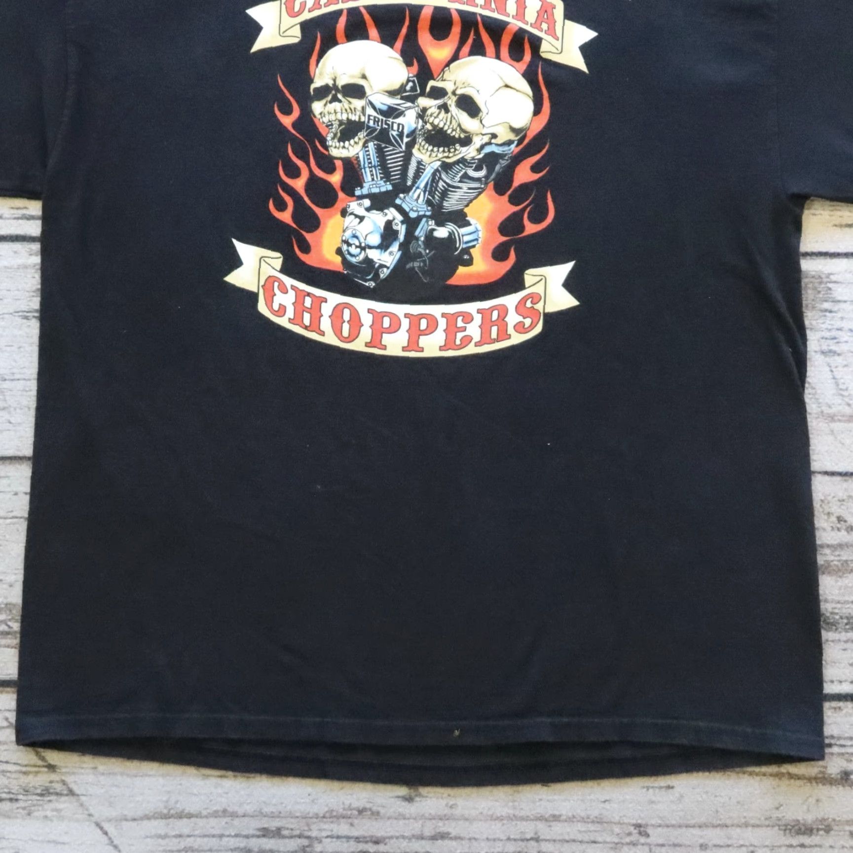 Vintage VINTAGE California Choppers San Francisco 415 Long Sleeve Tee Mens XL Black Shirt T-Shirt Size US XL / EU 56 / 4 - 3 Thumbnail