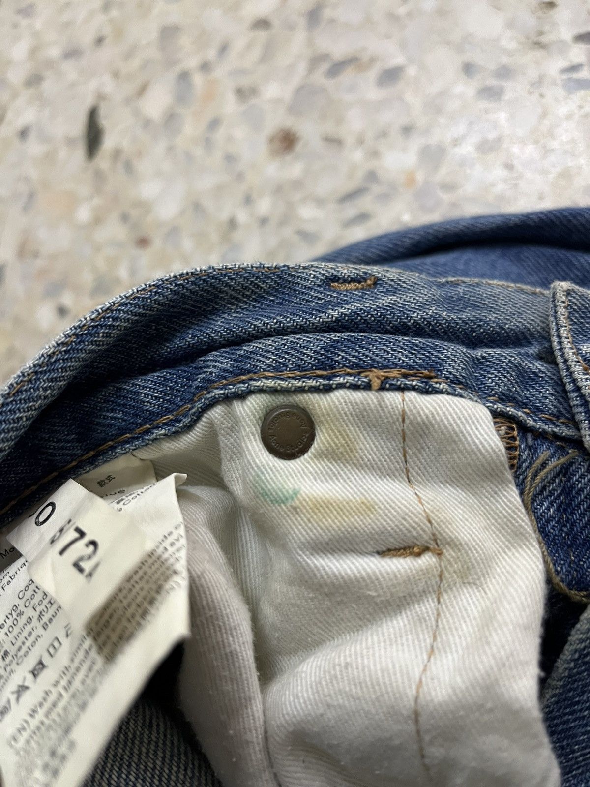 Acne Studios Vintage Acne Studios 1997 Dark Blue Trash, A00024 Size US 29 - 8 Thumbnail
