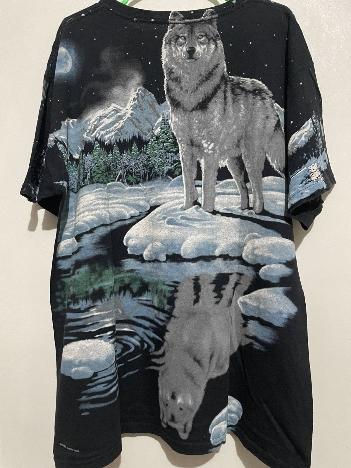 Liquid Blue × Vintage 90s Liquid Blue AOP Wolf (Re-issue) Size US L / EU 52-54 / 3 - 3 Thumbnail