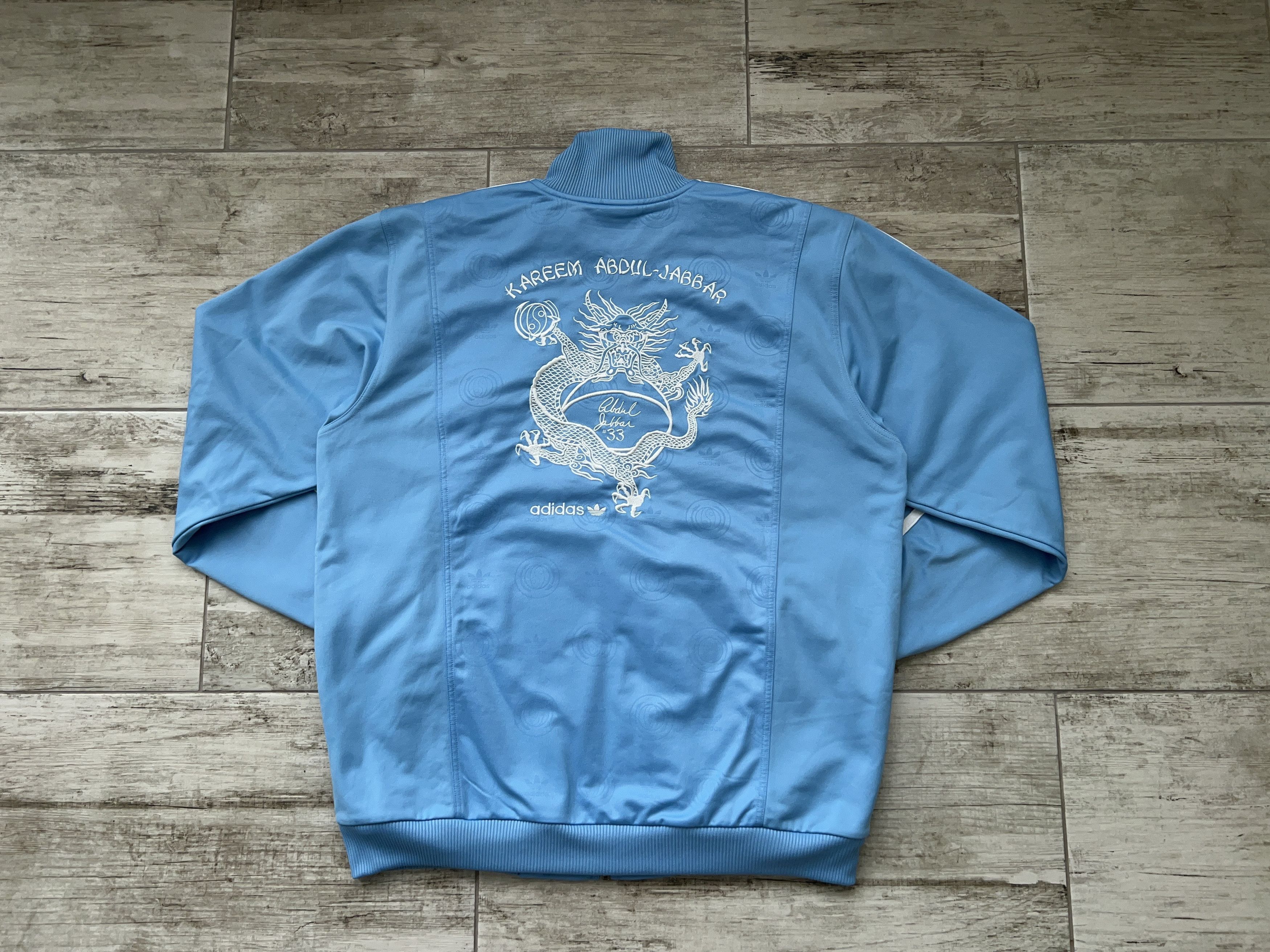 Adidas × Vintage Kareem Abdul-Jabbar #33 Track Jacket Zip Sweater