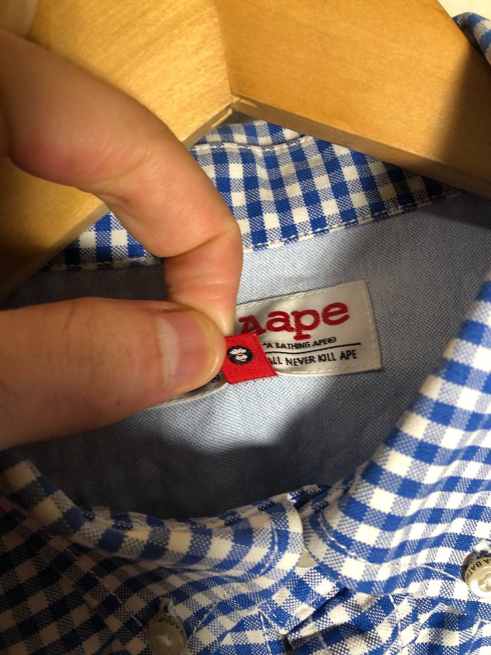 Aape BAPE BY A BATHING APE GREAT BRITAIN DESIGNER SHIRT CASUAL Size US L / EU 52-54 / 3 - 5 Thumbnail
