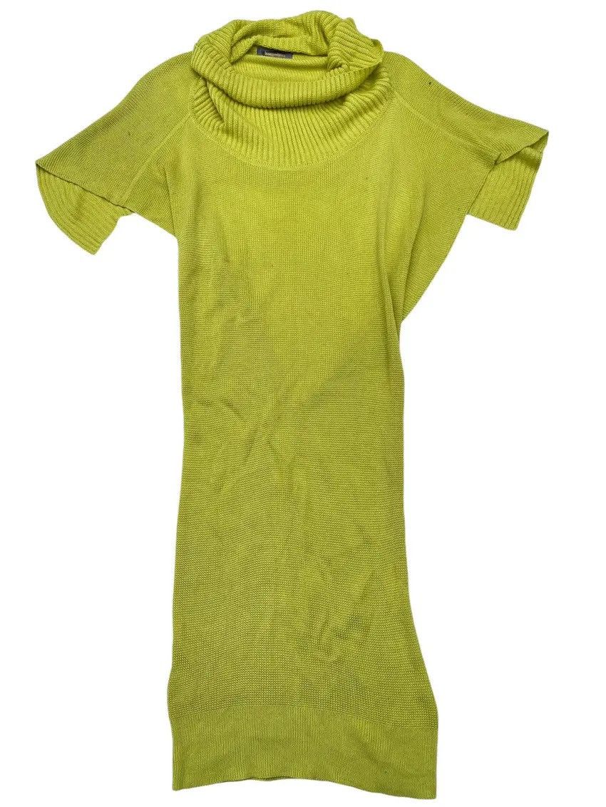 Issey Miyake Vtg Issey Miyake Open Back Cowl Neck Knit Tunic Dress Size US M / EU 48-50 / 2 - 3 Thumbnail