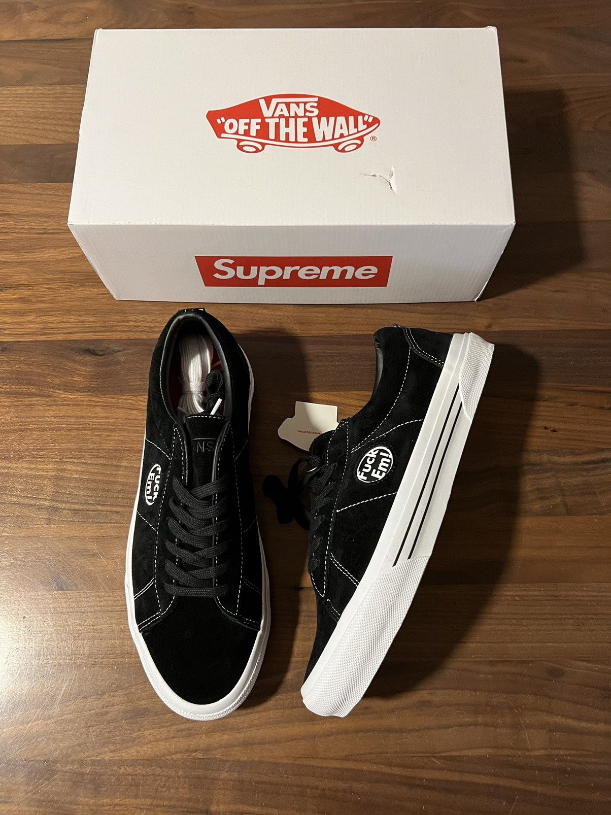 Supreme Vans SUPREME VANS SKATE SID FUCK EM PACK BLACK Size 11 Grailed