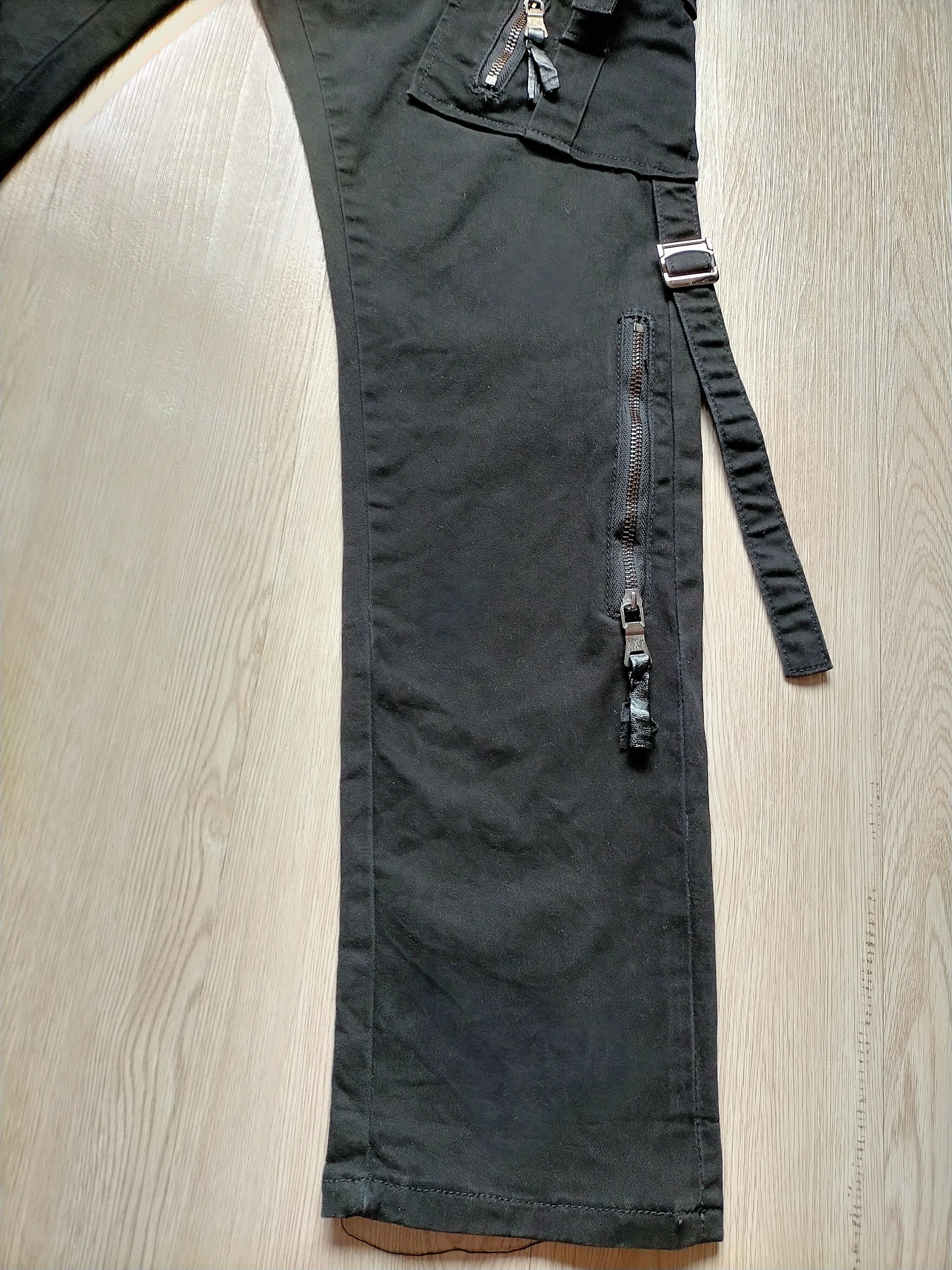 If Six Was Nine × Japanese Brand Smugglers Moon Multipocket zipped Bondage Punk Stretch Cargo Size US 33 - 8 Thumbnail