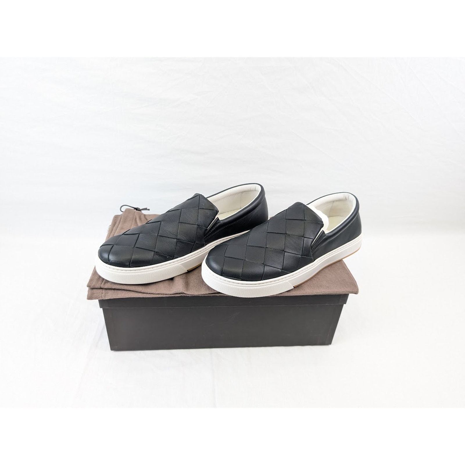 Bottega Veneta o1rshd1 Sneakers Intrecciato Calf Speedster Calf Nero Size US 12 / EU 45 - 19 Thumbnail