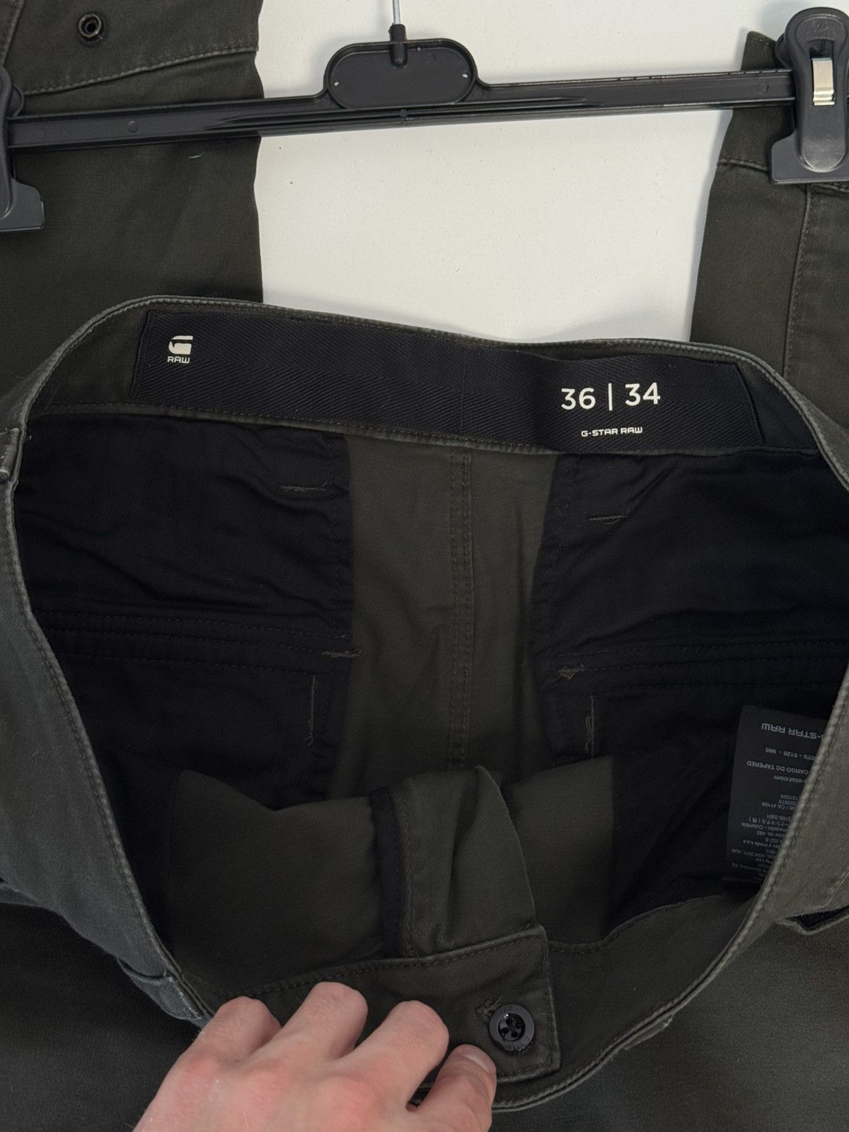 G-Star G-Star Raw Men's 3D Tapered Cargo Pants Size 36x34 Size US 36 / EU 52 - 17 Thumbnail