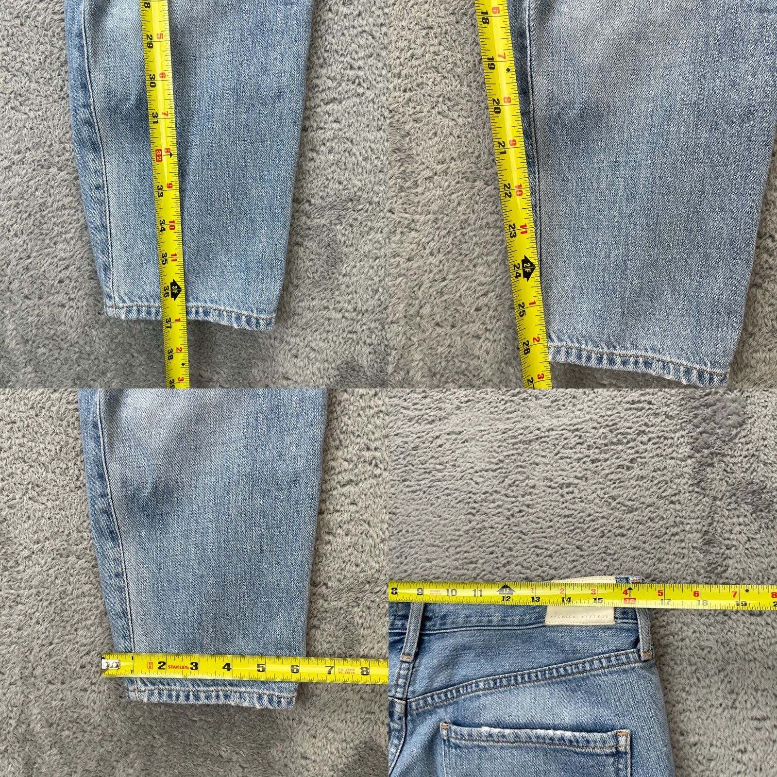 Citizens Of Humanity Citizens of Humanity Jeans Womens 33x27 Blue Liya High Rise Crop Distressed Jeans/Denim City Preppy 5-Pocket Womens Casual Crop丈 Size 24" / US 00 / IT 34 - 8 Thumbnail