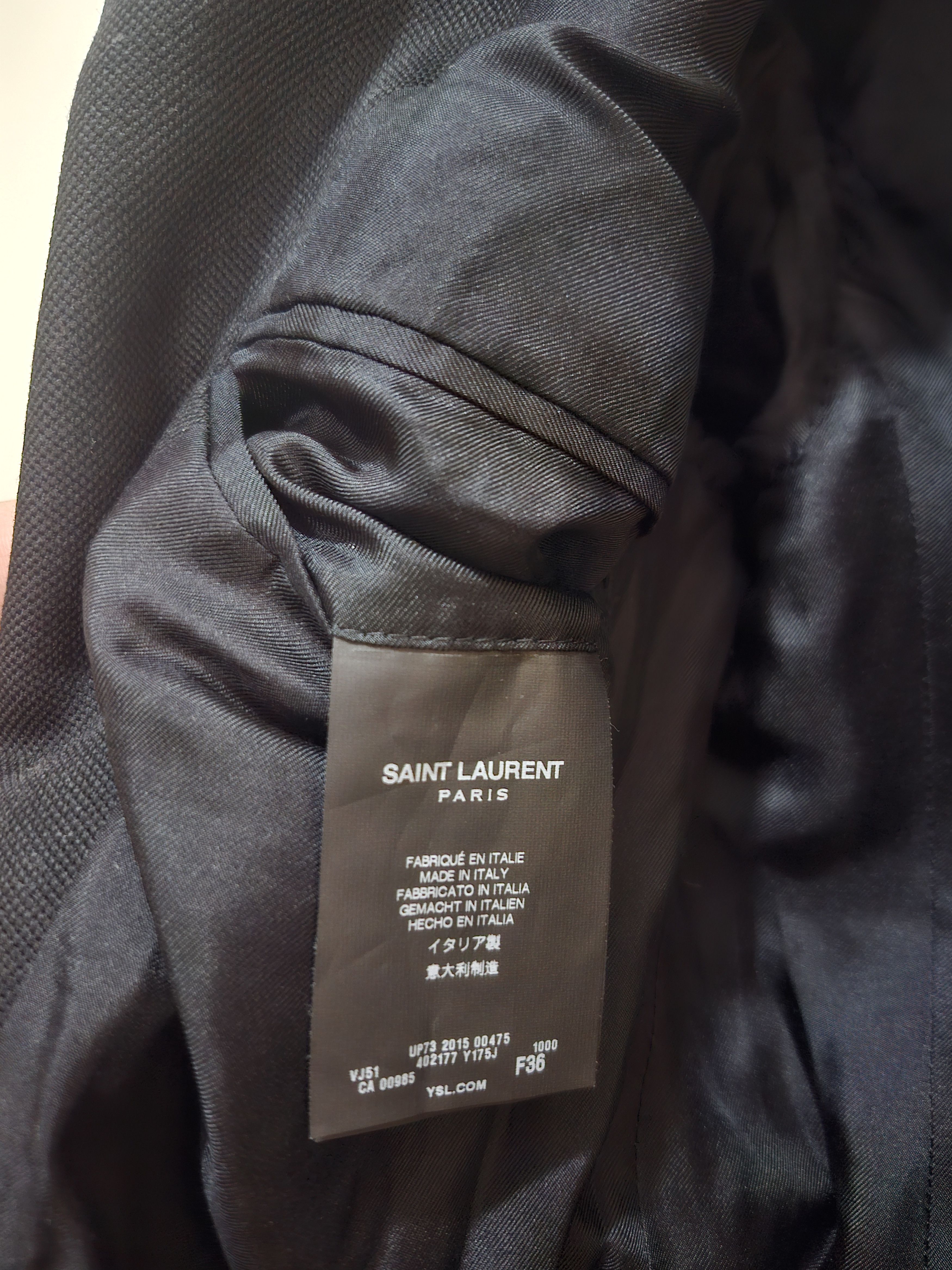 Saint Laurent Paris Saint lauren wool blazer Size US S / EU 44-46 / 1 - 6 Thumbnail