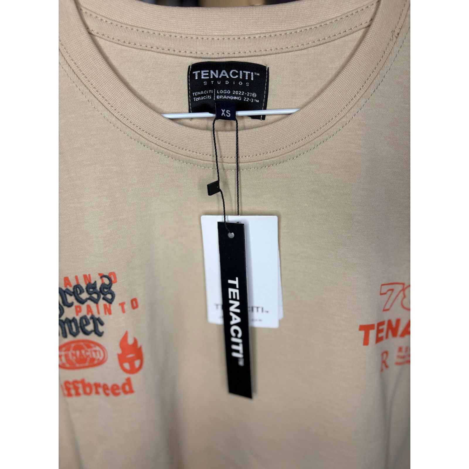Other NWT Sz. XS - Tenaciti Progress Shirt (Tan/Gray/Orange) Size XS / US 0-2 / IT 36-38 - 2 Thumbnail