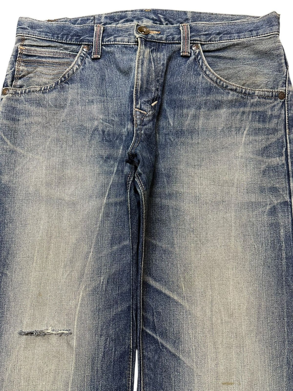 Edwin Edwin XV Exclusive Vintage Blue Thunder Wash Loose Jeans Size US 36 / EU 52 - 3 Thumbnail