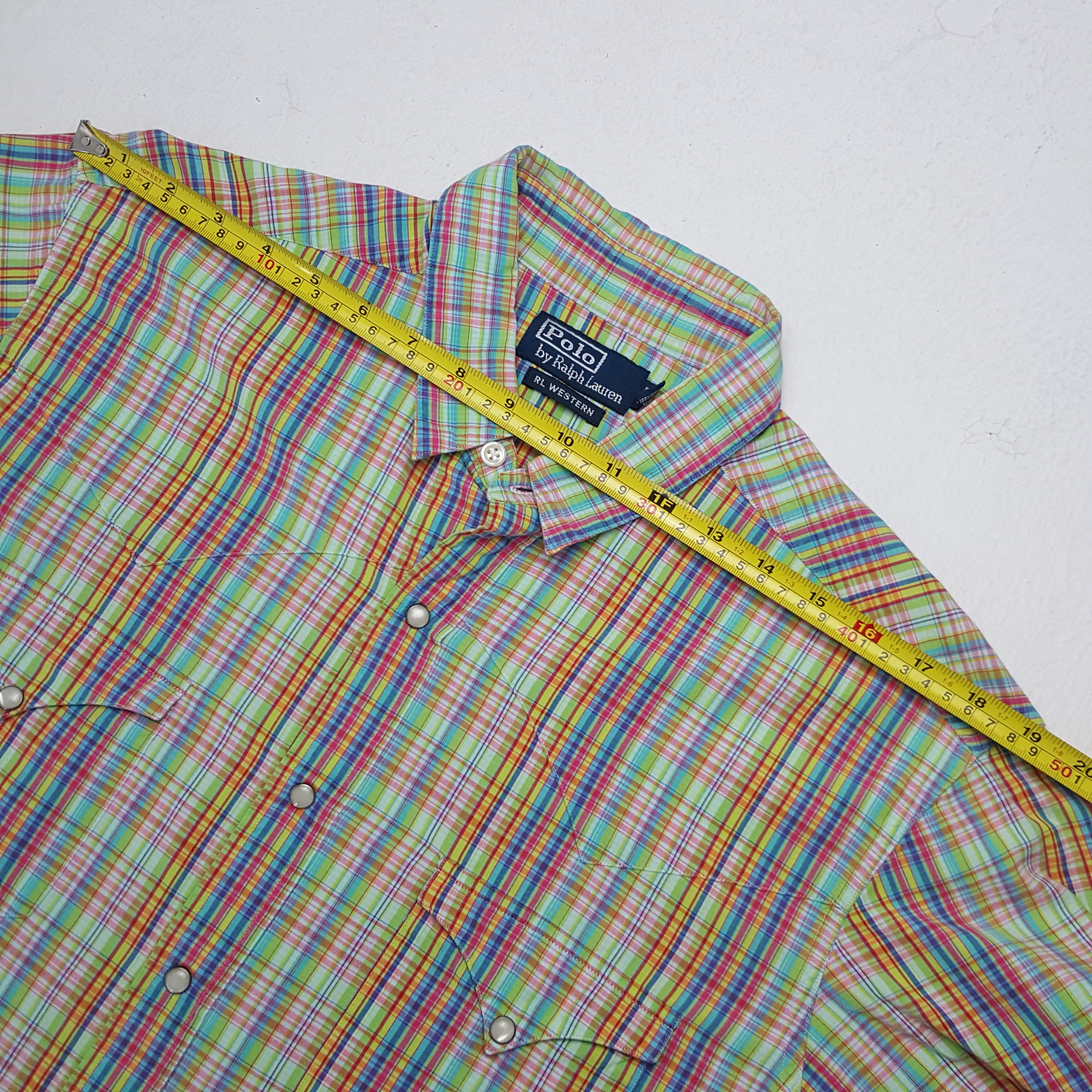 Polo Ralph Lauren × Vintage Vintage Polo Ralph Lauren American Retro Flannel Shirt Size US XL / EU 56 / 4 - 6 Thumbnail