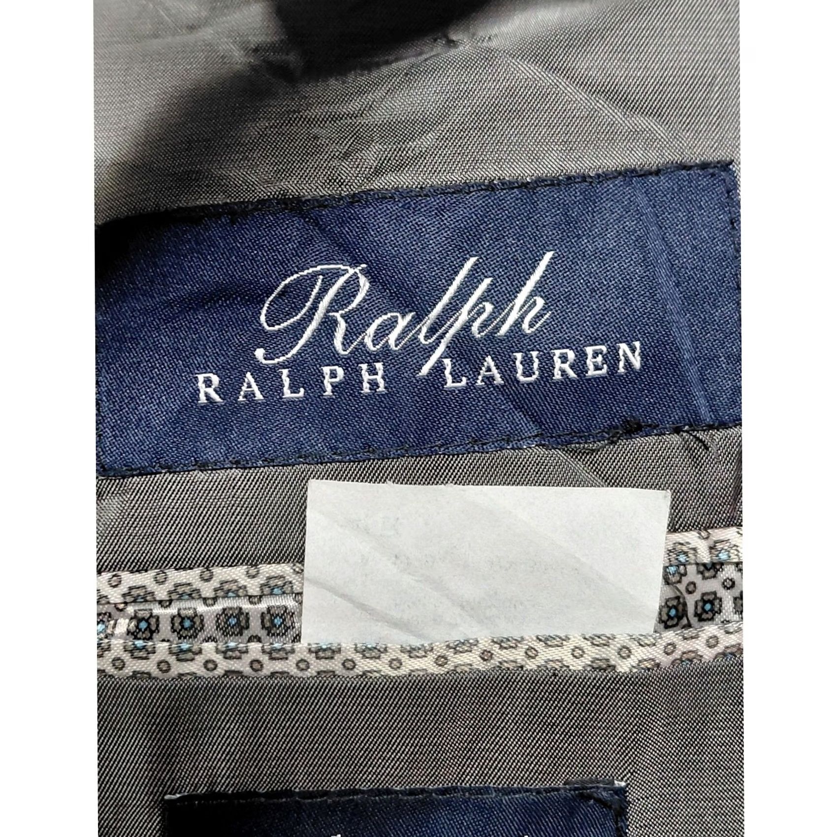 Ralph Lauren Ralph Lauren Blazer Wool Silk Linen Gray Solid Woven Men 46R Regular Fit Button Closure Blazer Size 46R - 5 Thumbnail