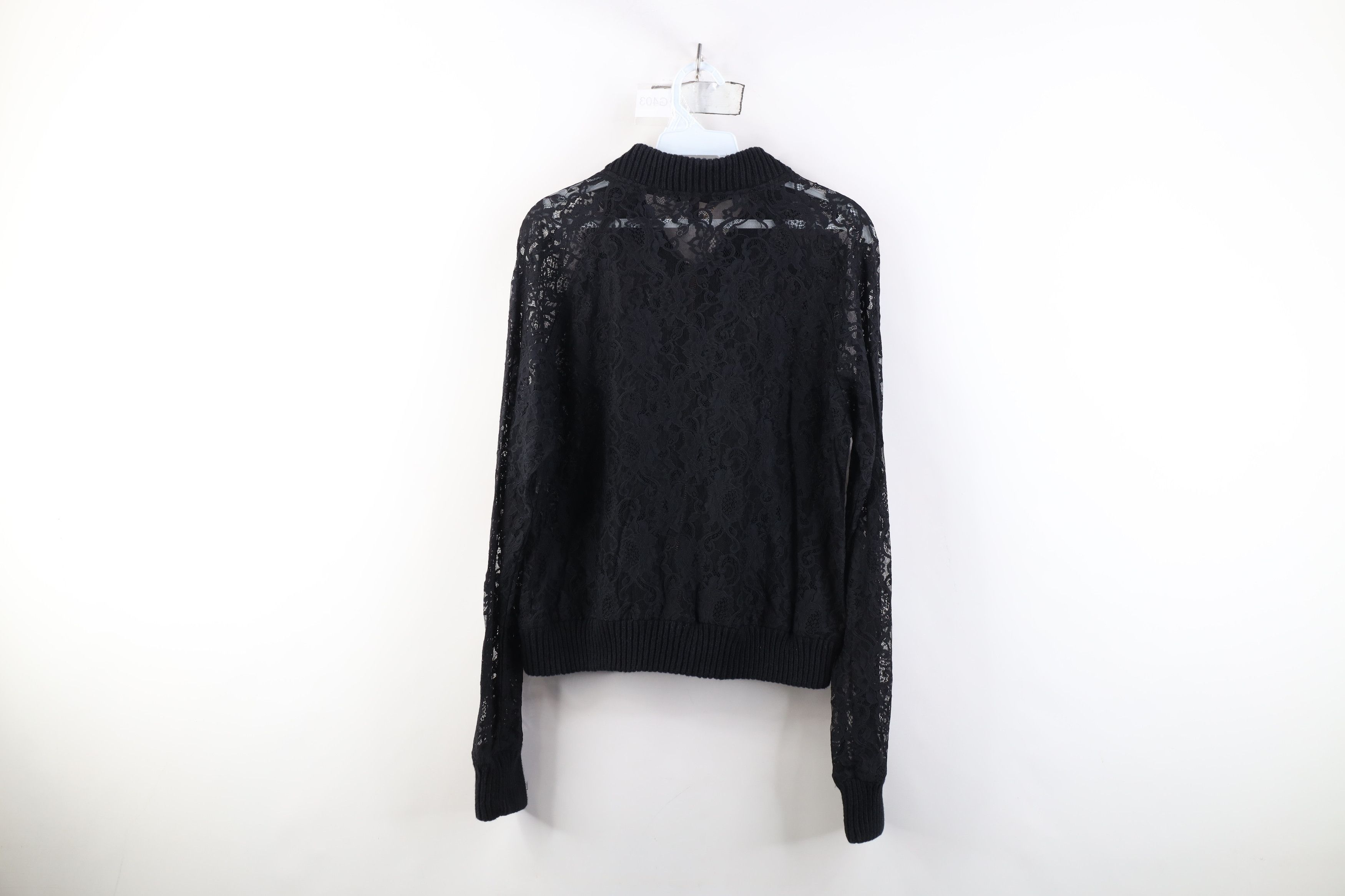 Victoria's Secret Vintage Y2K Victorias Secret Lace Flower Cropped Jacket Size L / US 10 / IT 46 - 12 Thumbnail