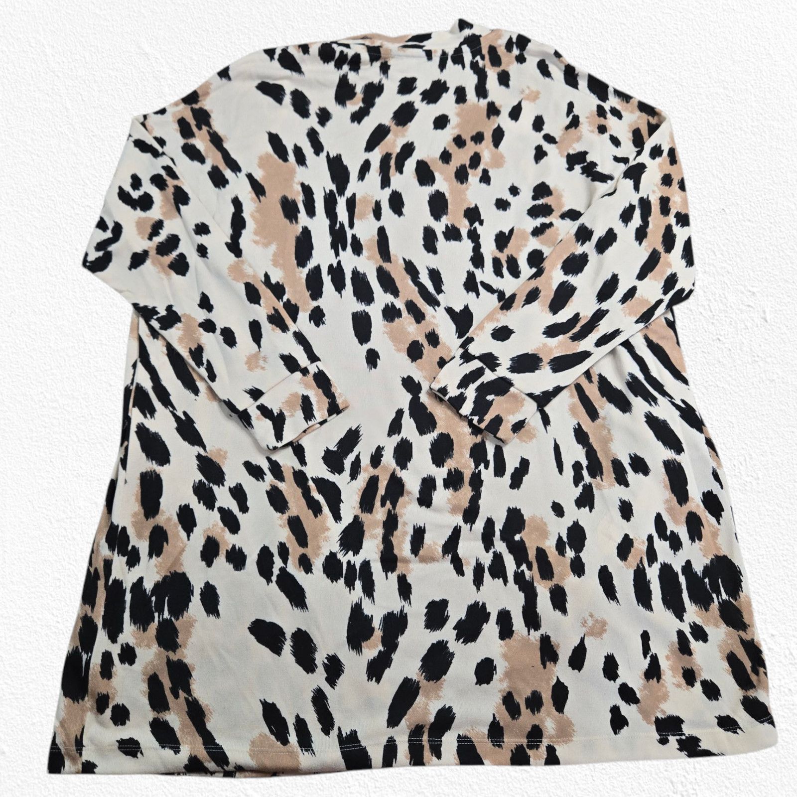 Sanctuary Sanctuary Leopard Print Open Front Cardigan Size 1X Size XXL / US 16-18 / IT 52-54 - 12 Thumbnail