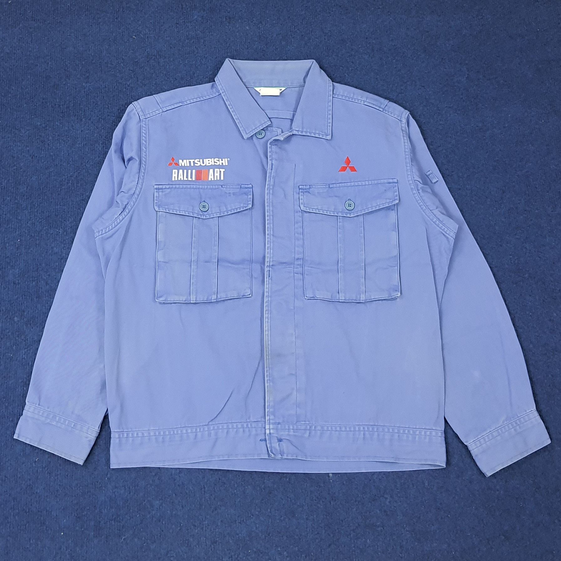 Japanese Brand × Vintage Vintage Mitsubishi Ralli Art Motorsports Racing Jacket Size US M / EU 48-50 / 2 - 3 Thumbnail
