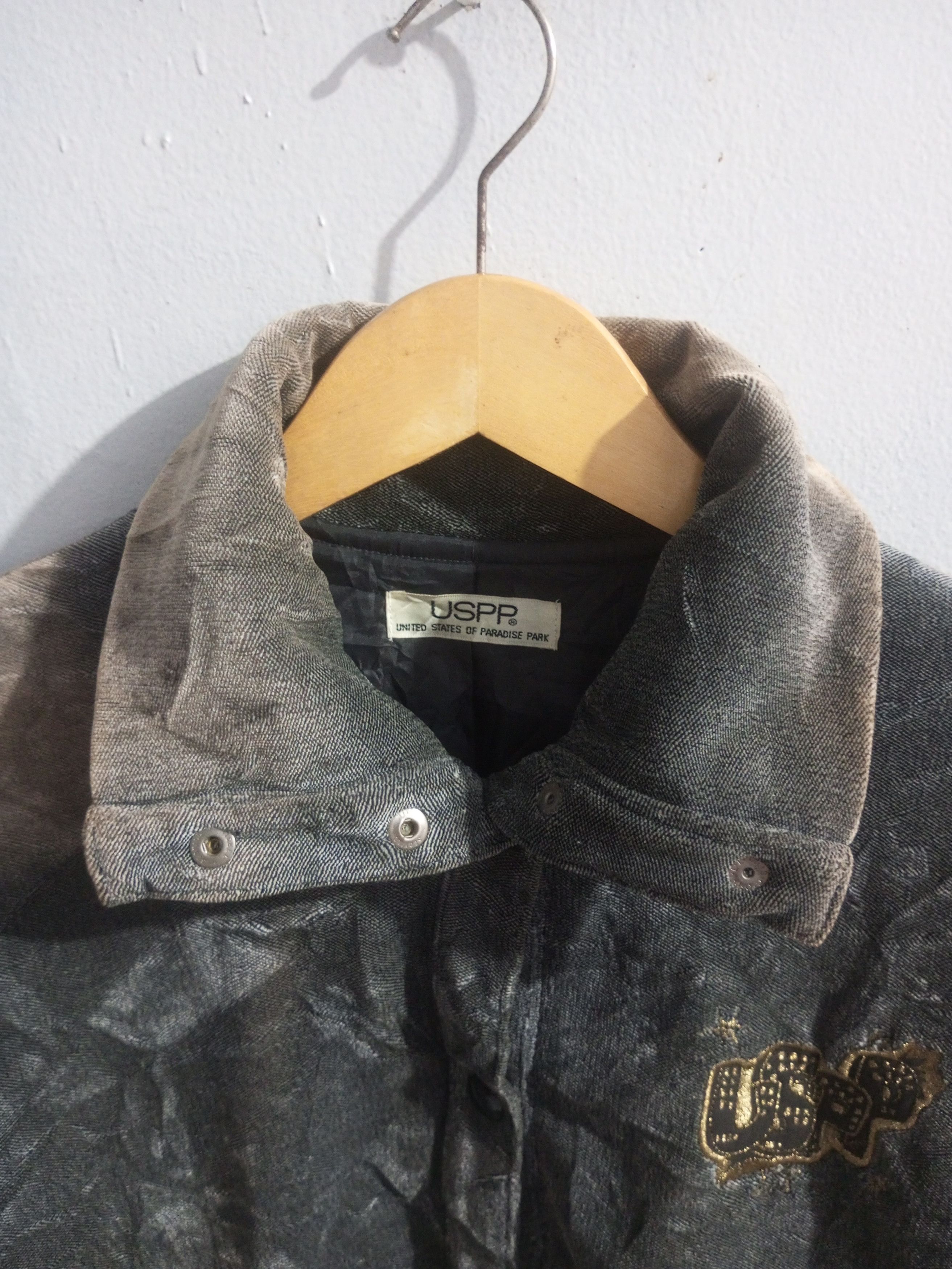If Six Was Nine × Japanese Brand × Le Grande Bleu (L.G.B.) Vintage uspp sun fadded velvet jacket Size US L / EU 52-54 / 3 - 5 Thumbnail
