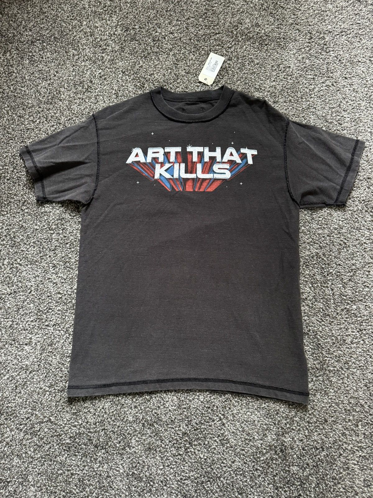 image of Gallery Dept. Art That Kills Reversible Tee Size Small in Grey, Men's