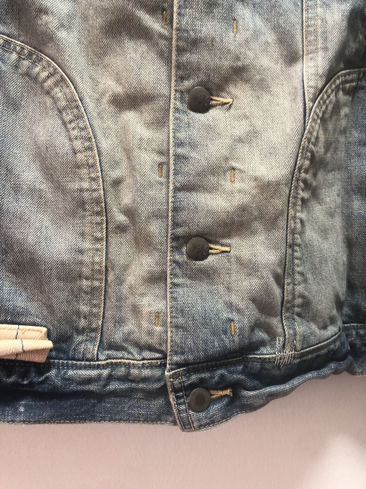 Paul Smith × R.Newbold R NEWBOLD Denim Jacket Distressed Patchwork Size US L / EU 52-54 / 3 - 5 Thumbnail