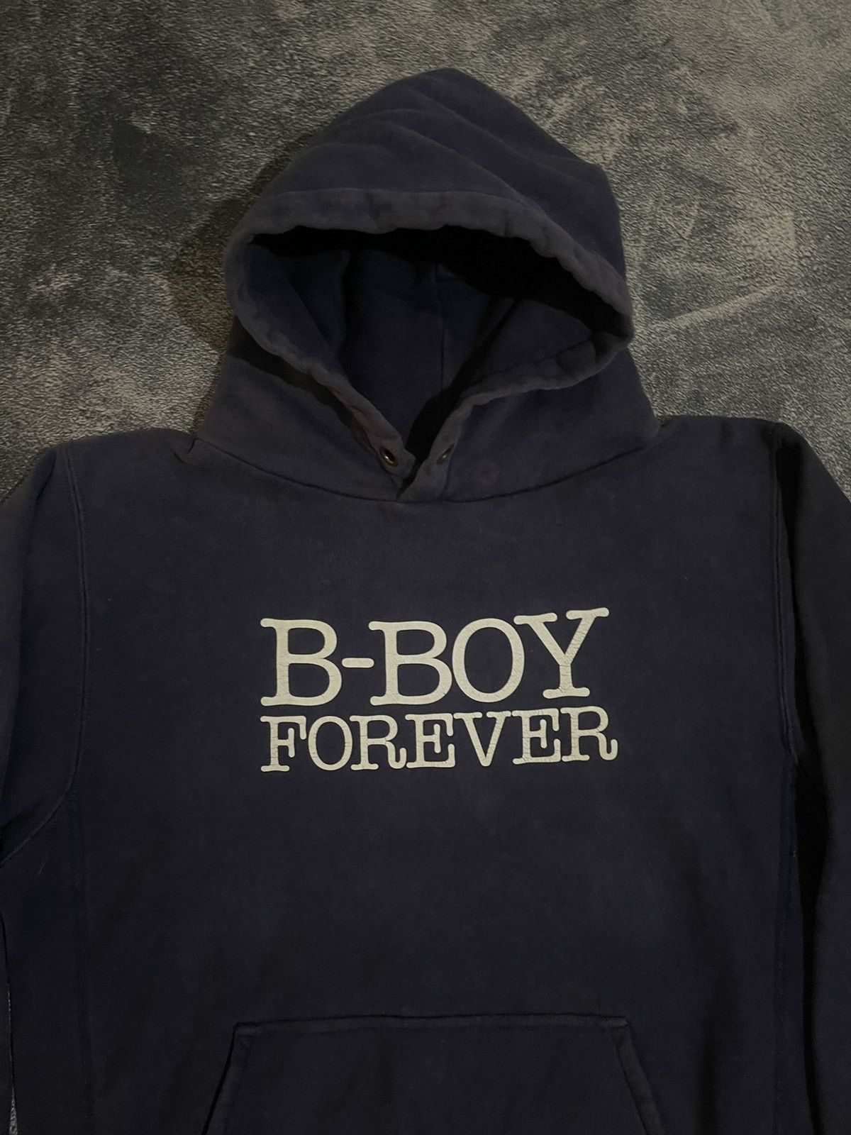Rap Tees Vintage 90s B-Boy Forever Hip Hop Hoodie Baggy Size US L / EU 52-54 / 3 - 3 Thumbnail