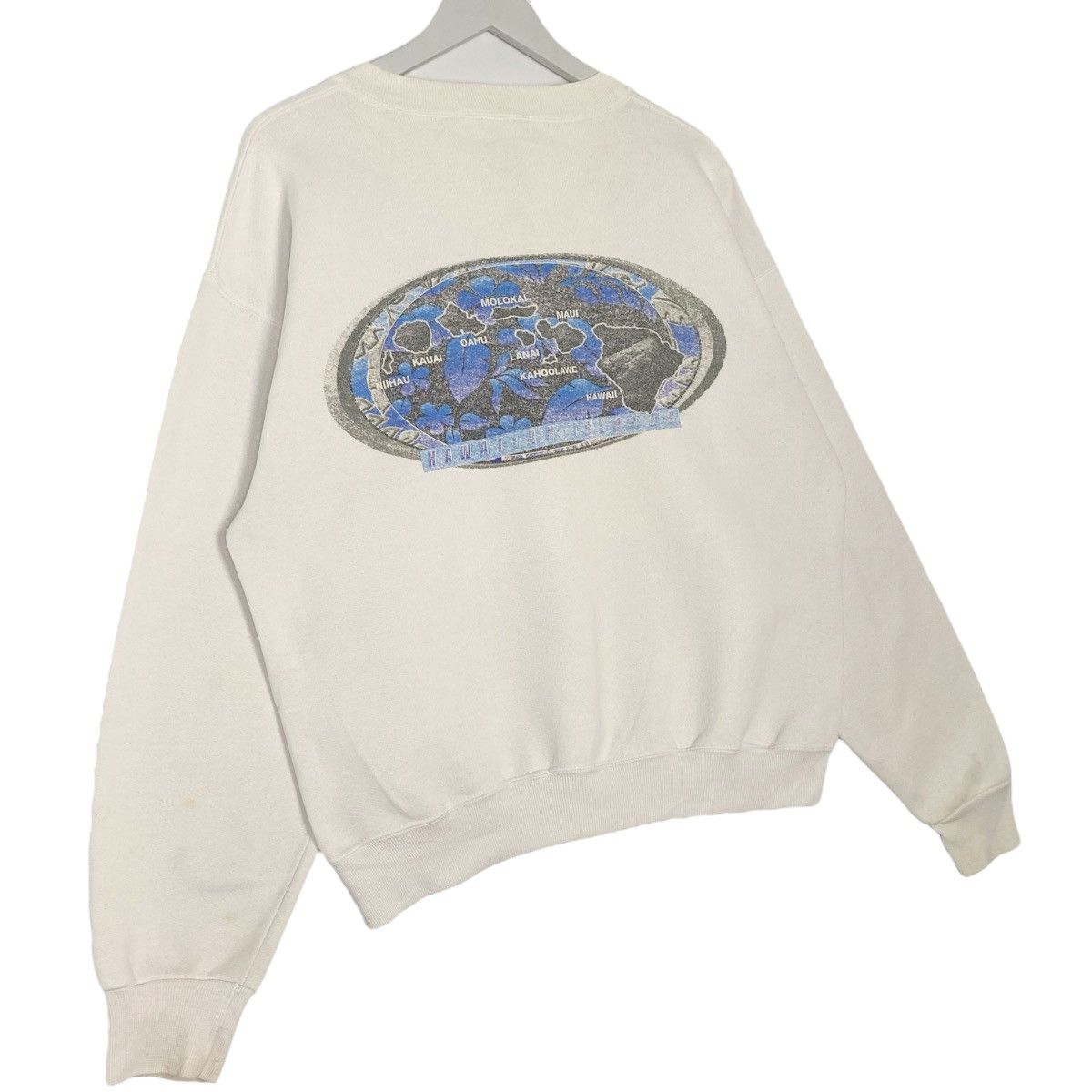 Vintage Vintage Piko Hawaiian Sweatshirt Crewneck White Size M Size US M / EU 48-50 / 2 - 8 Thumbnail