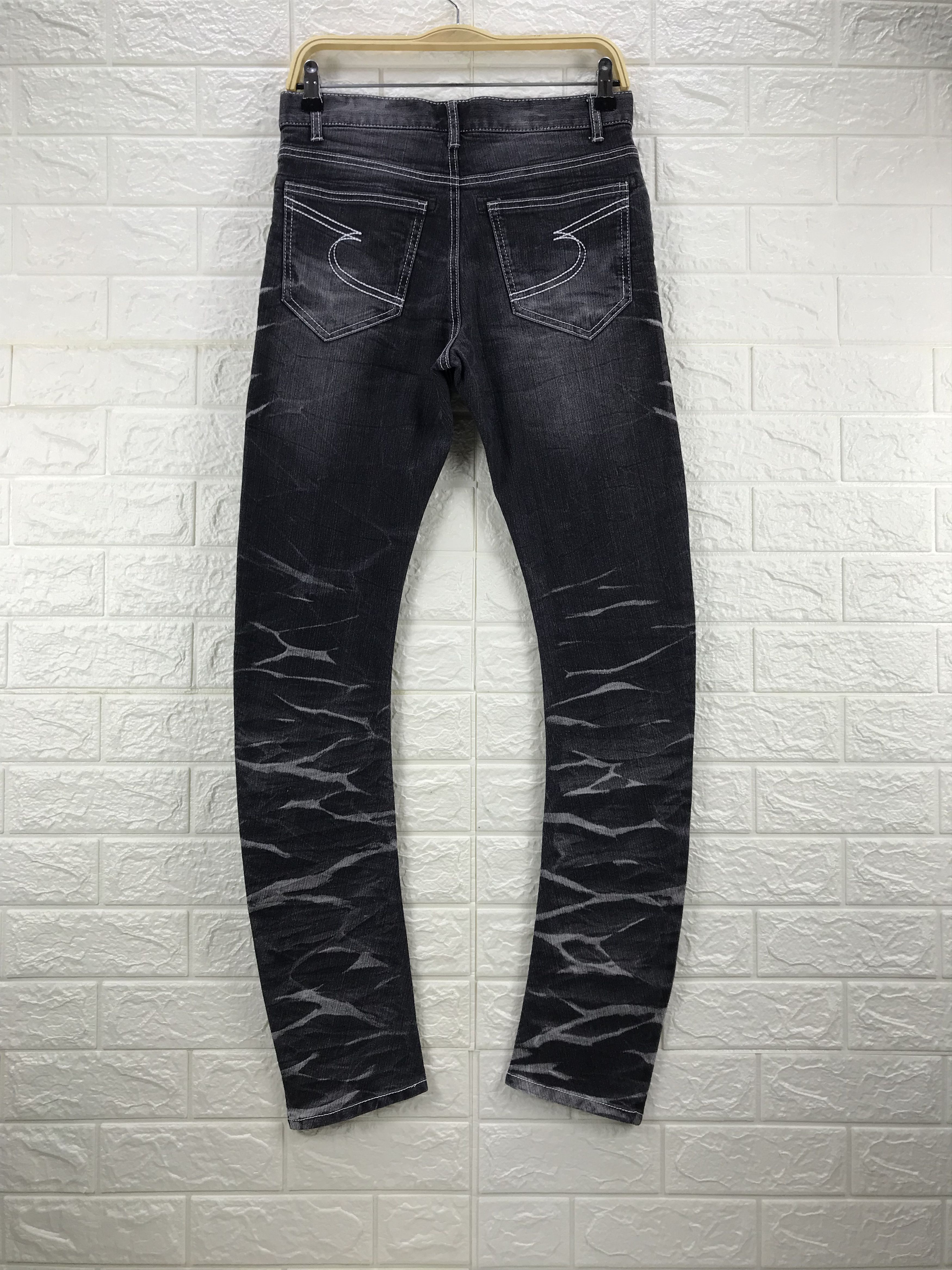semanticdesign Semantic Design J Leg Bleach Black Jeans Size US 30 / EU 46 - 5 Thumbnail