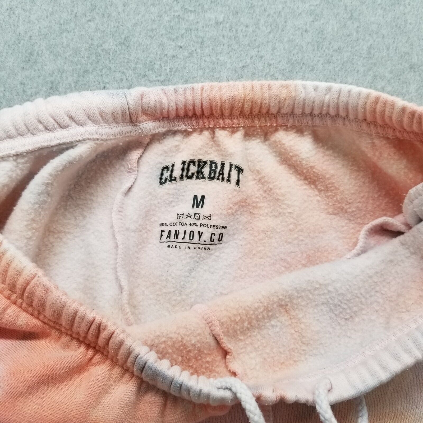 Other Clickbait Pants Womens Tie Dye Pockets Spell Out Logo Jogger Size 28" / US 6 / IT 42 - 11 Thumbnail