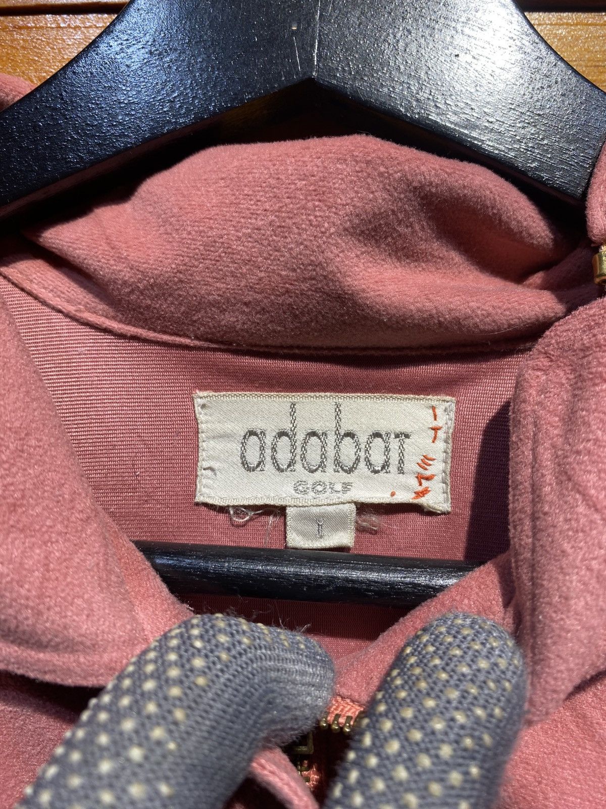 Japanese Brand Vintage Adabar Golf Pink Hooded Jacket – Retro Sportswear Size L / US 10 / IT 46 - 9 Thumbnail