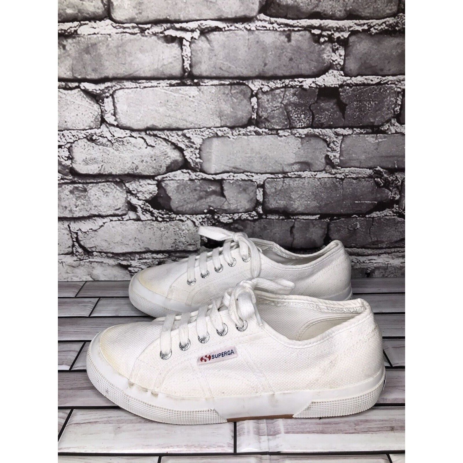 Superga Superga White Canvas Fabric Lace Up Causal Sneakers Shoes Wo Size US 7.5 / IT 37.5 - 15 Thumbnail