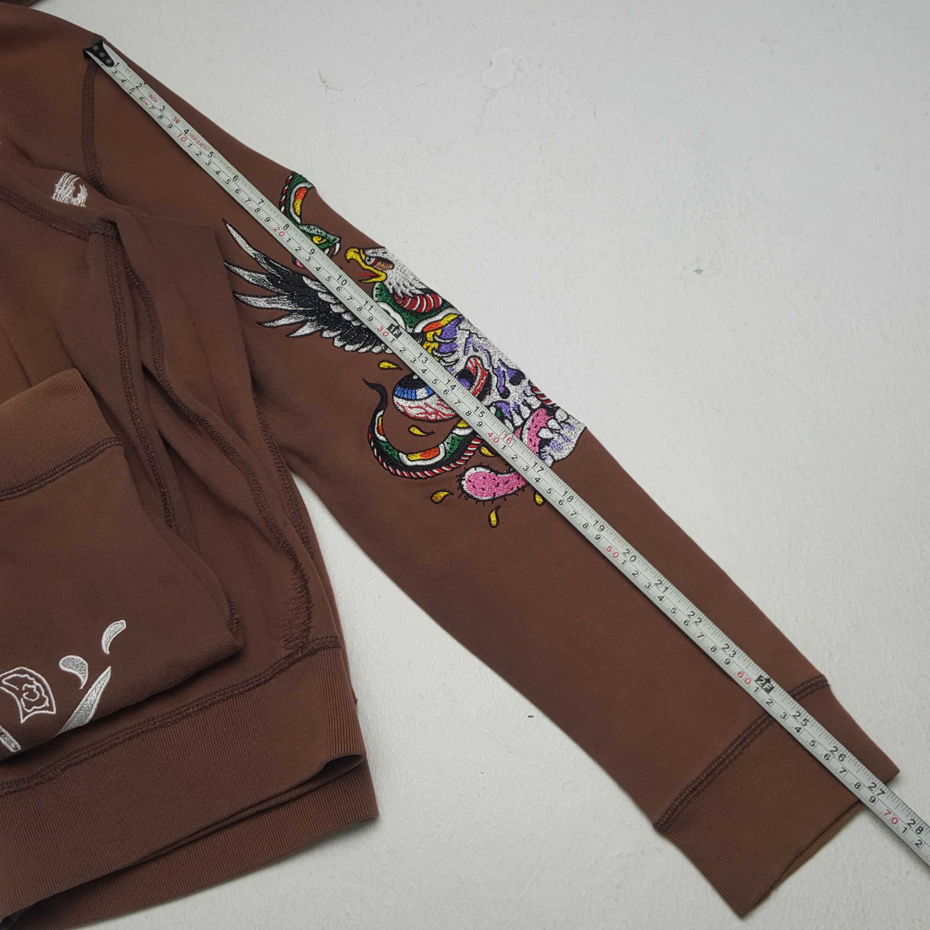 Christian Audigier Vintage Ed Hardy by Christian Audiger Designer Sweatshirt Size US L / EU 52-54 / 3 - 7 Thumbnail