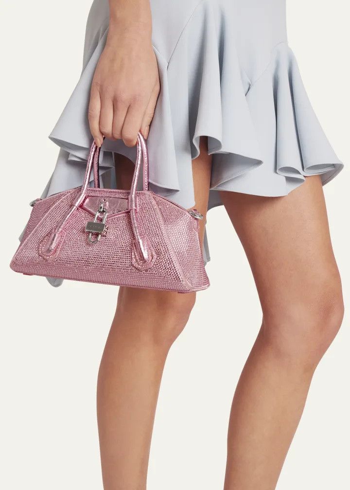 Givenchy o1srvl11e1224 Size: OS/Mini Top Handle Bag in Pink Size ONE SIZE - 4 Thumbnail
