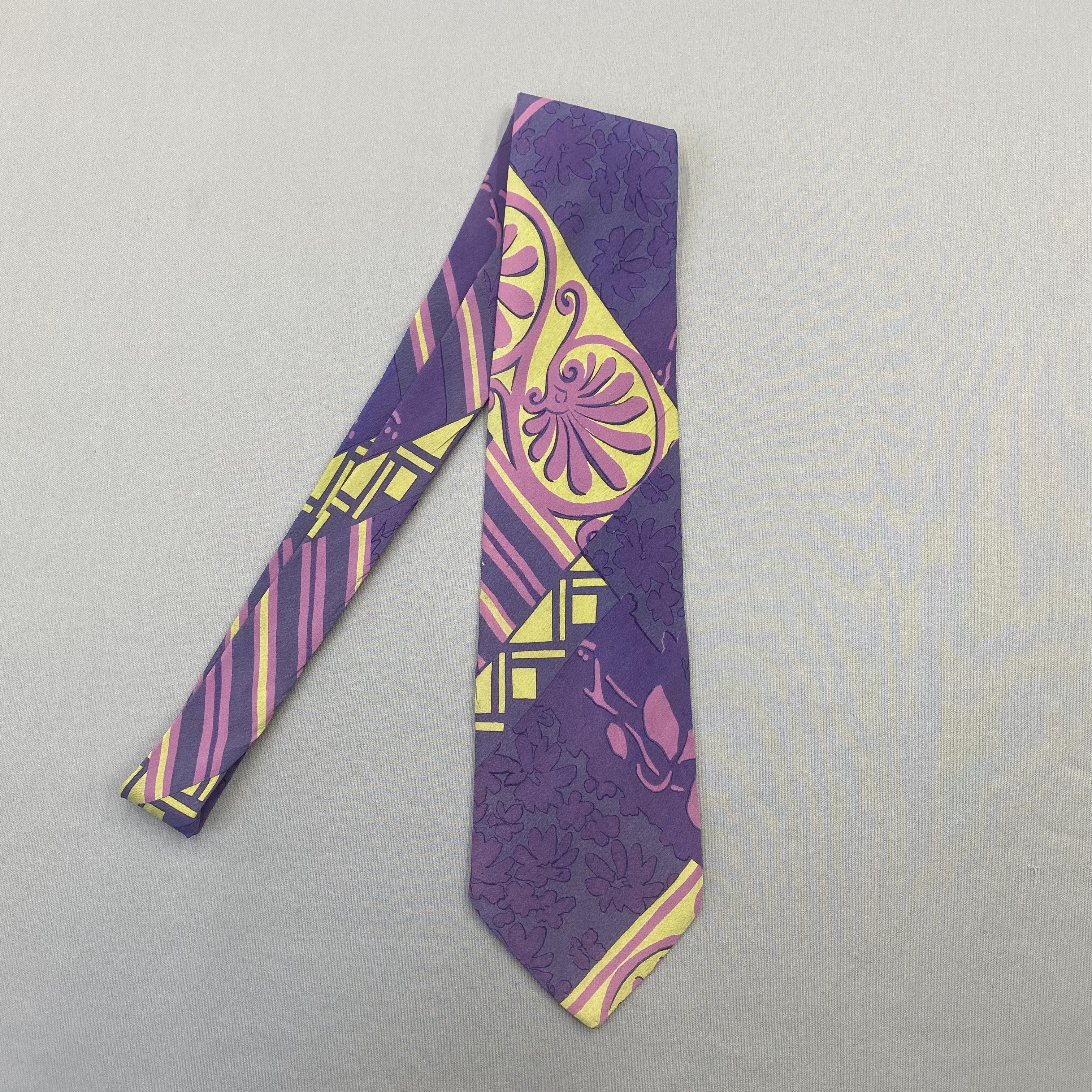 Other Vintage Ottonove SILK Necktie Cravate Pure Silk Neck Tie Size ONE SIZE - 4 Thumbnail