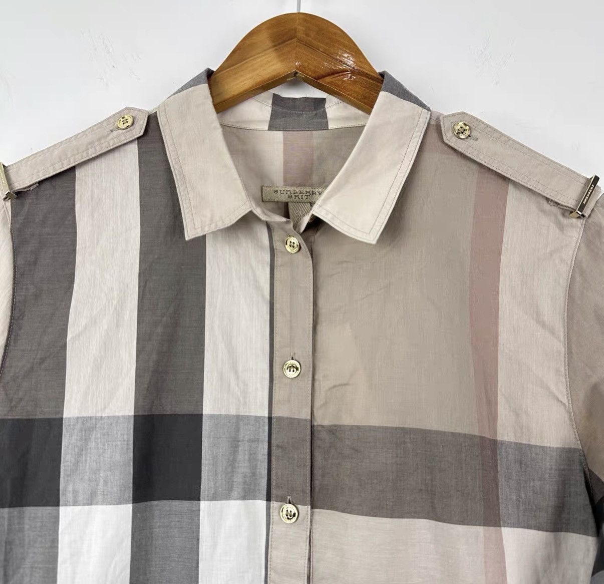 Burberry Burberry Classic Check Shirt Dress J42 Size M / US 6-8 / IT 42-44 - 3 Thumbnail