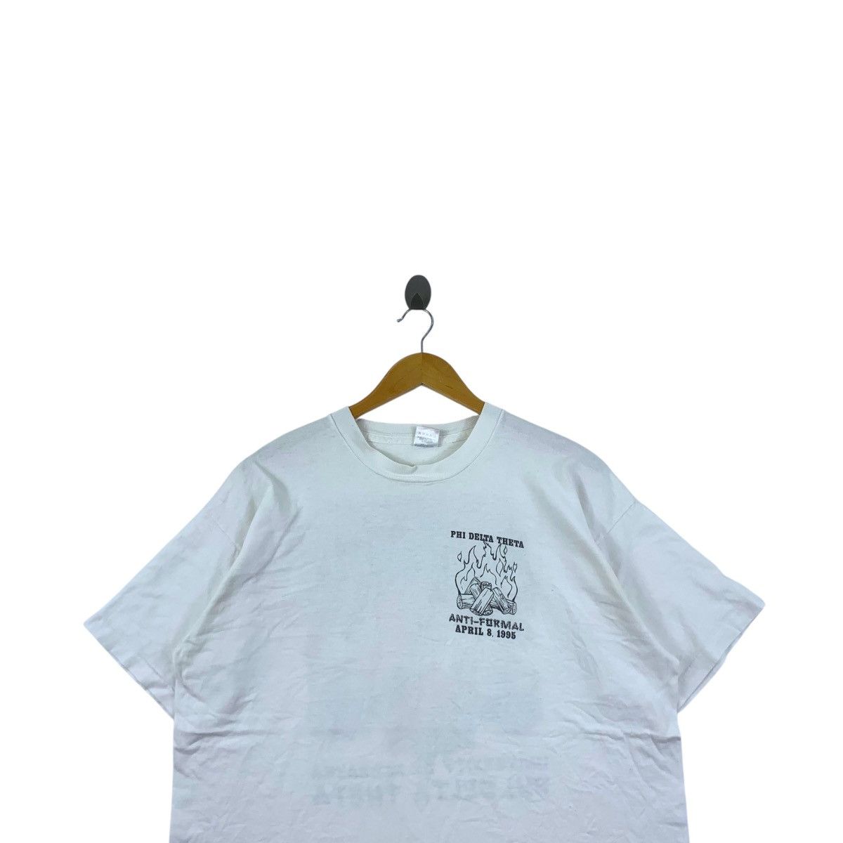 Fruit Of The Loom Vintage 1995 PHI DELTA THETA University Of Nebraska Size US XL / EU 56 / 4 - 2 Thumbnail