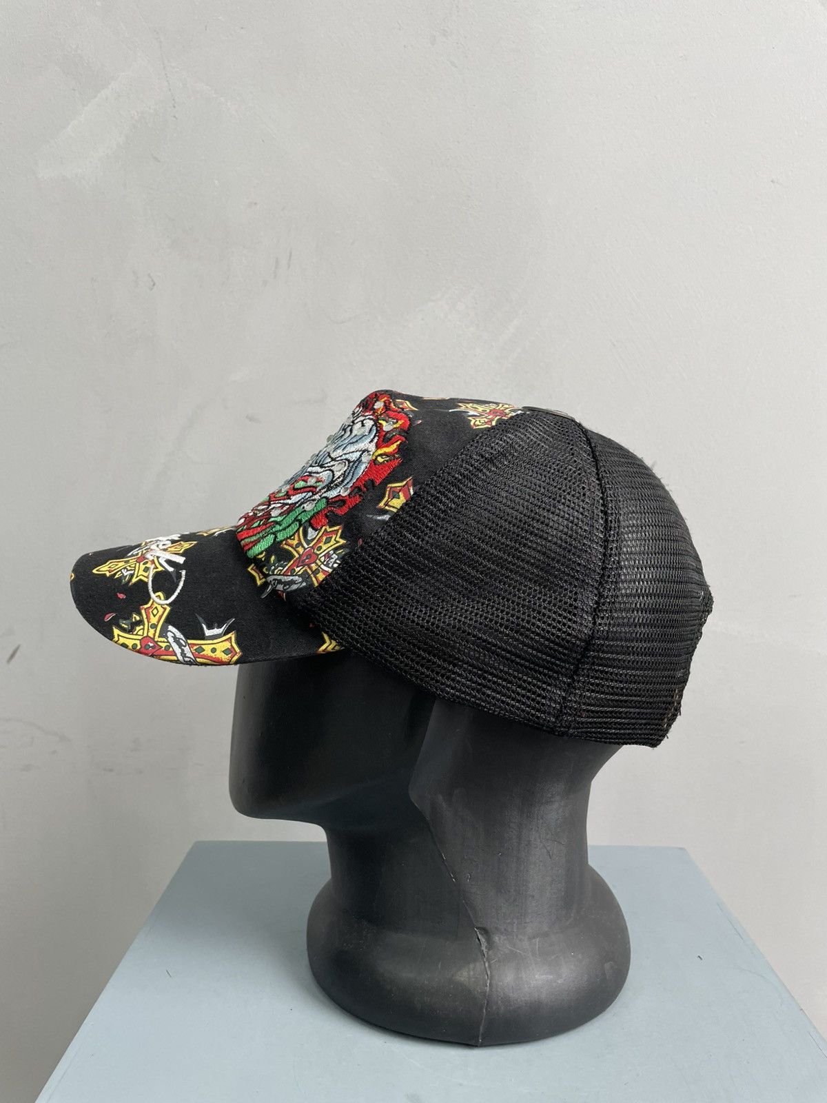 Ed Hardy Edhardy style japanese big logo hat cap y2k Size ONE SIZE - 2 Thumbnail