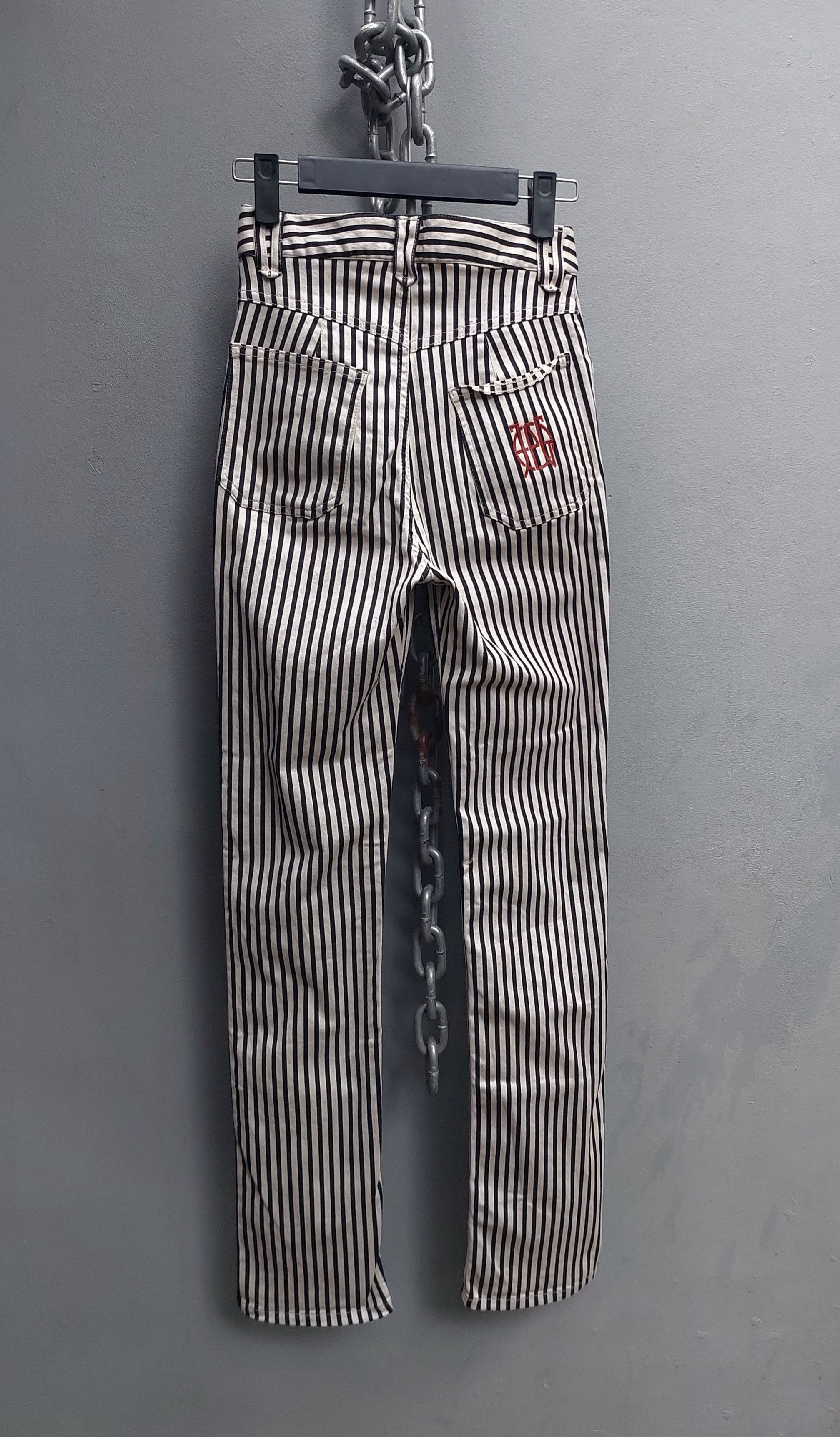 Jean Paul Gaultier Jean Paul Gaultier Striped Unlined Blazer and Pant Set Size S / US 4 / IT 40 - 12 Thumbnail
