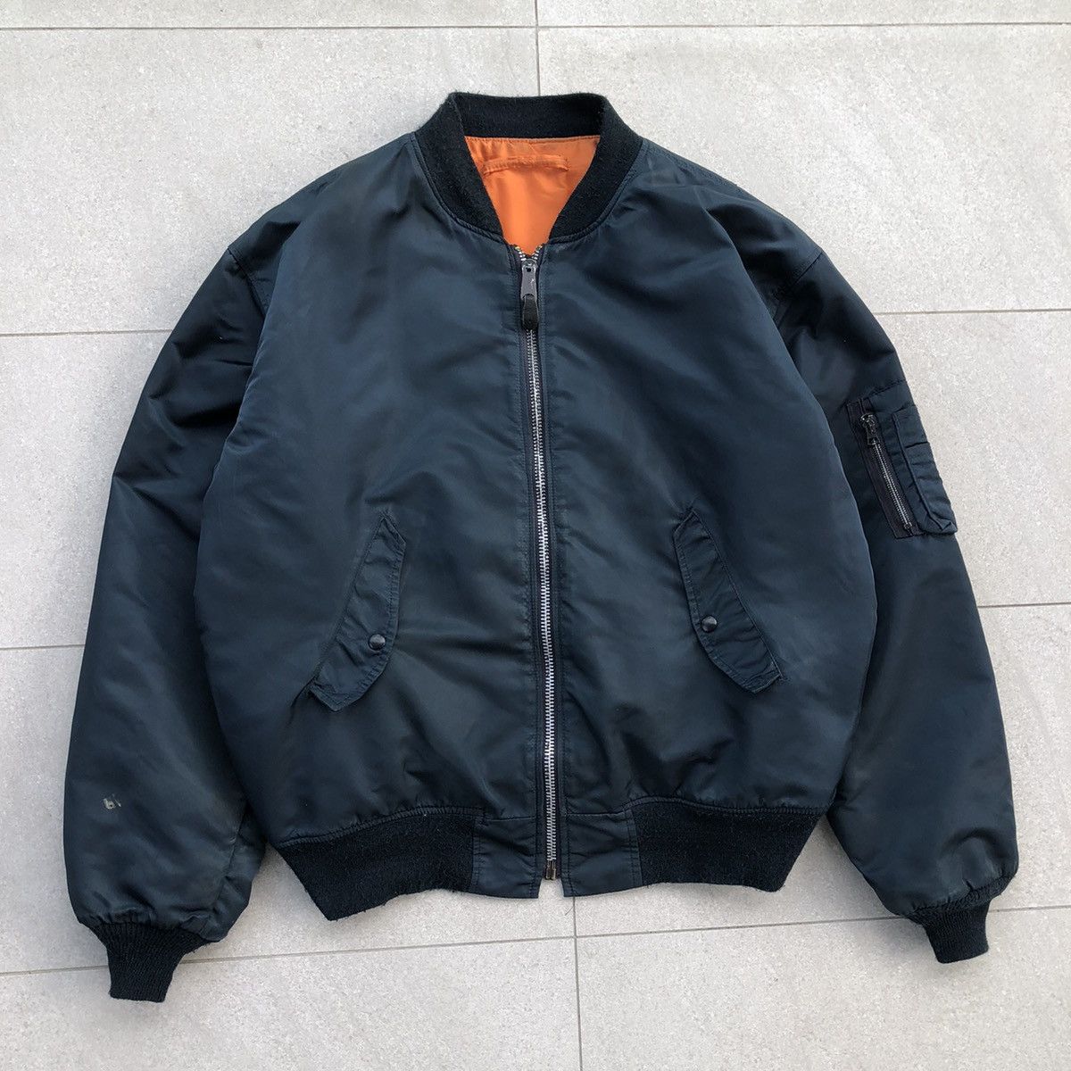 Vintage Vintage Flyers Man’s Intermediate Ma1 Bomber Jacket Size XXL Size US XXL / EU 58 / 5 - 2 Thumbnail