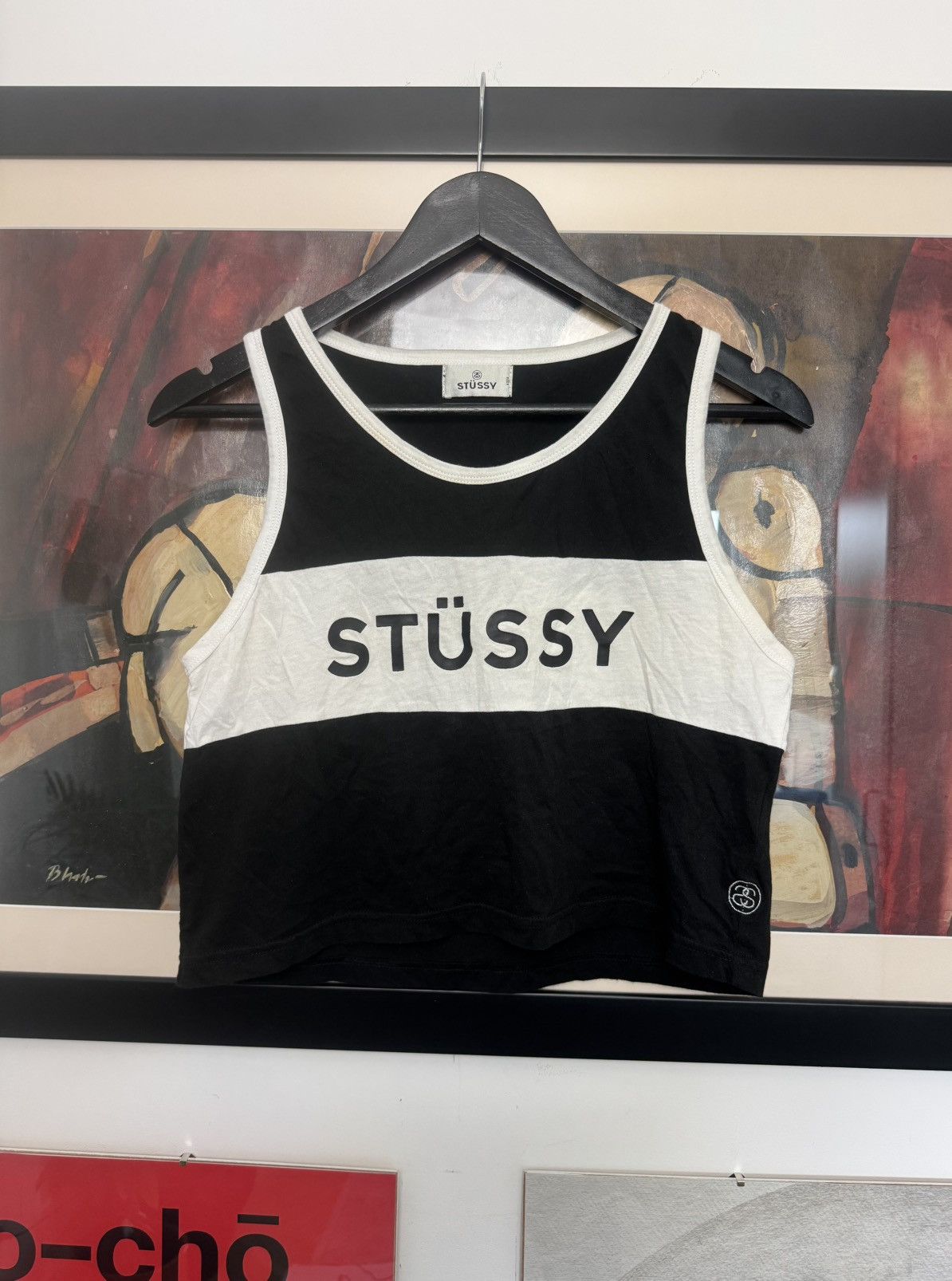Stussy Stussy Crop Top Tank Top Australia Release Spellout Logo Y2k Size M / US 6-8 / IT 42-44 - 1 Thumbnail