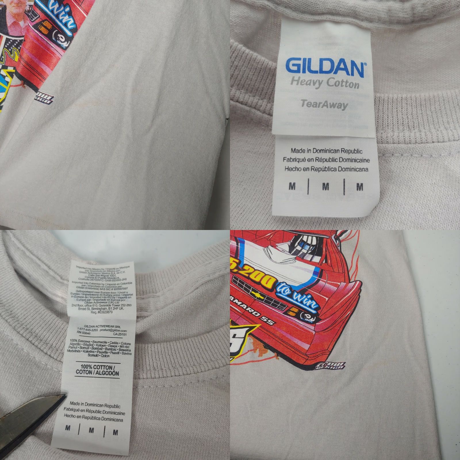 Gildan Elkins Raceway Shirt Medium Red Frederick Memorial Race Stock Car T-Shirt Mens Size US M / EU 48-50 / 2 - 8 Thumbnail
