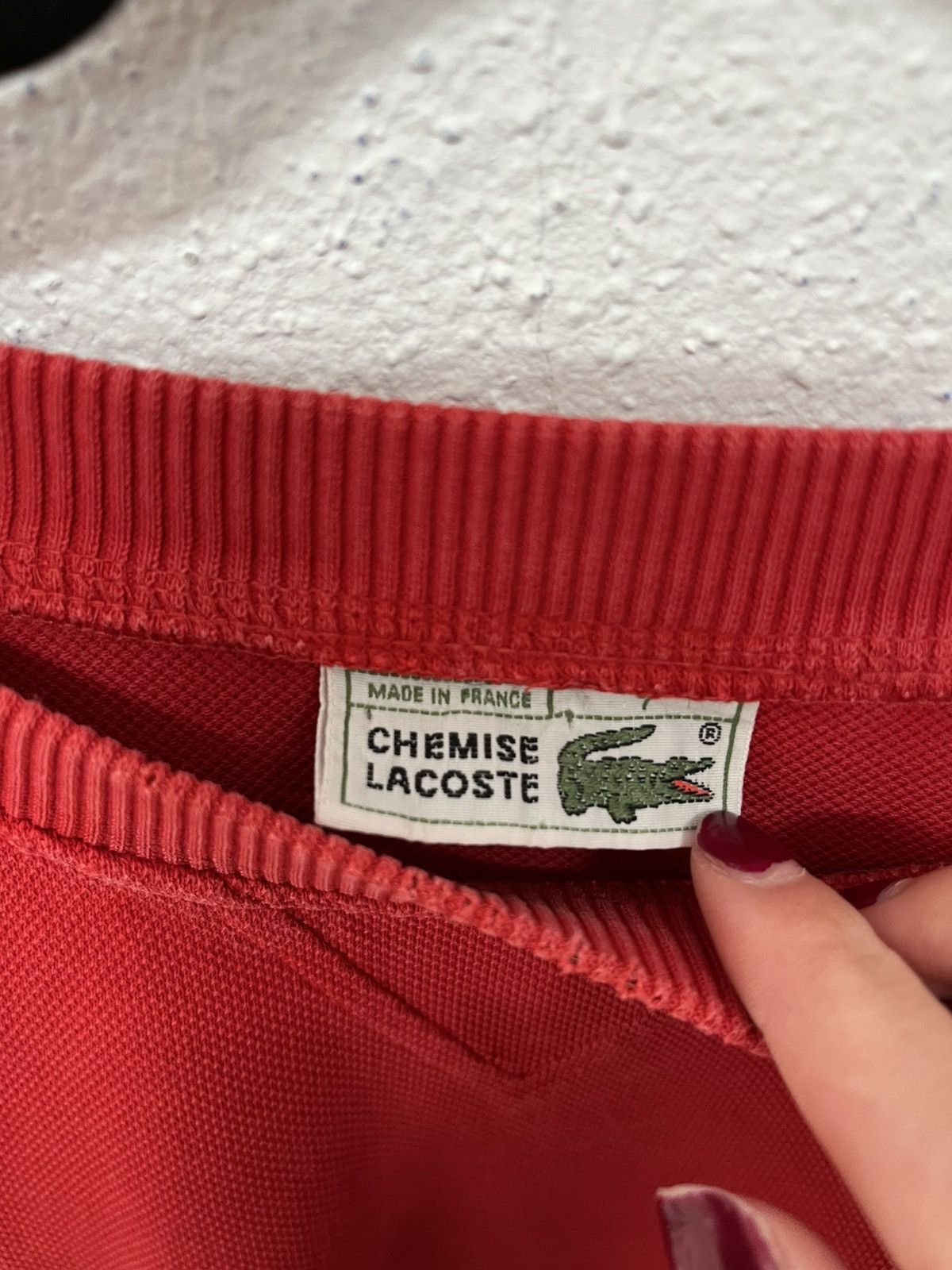 Lacoste Red sweat-shirt Lacoste Size US XL / EU 56 / 4 - 2 Thumbnail